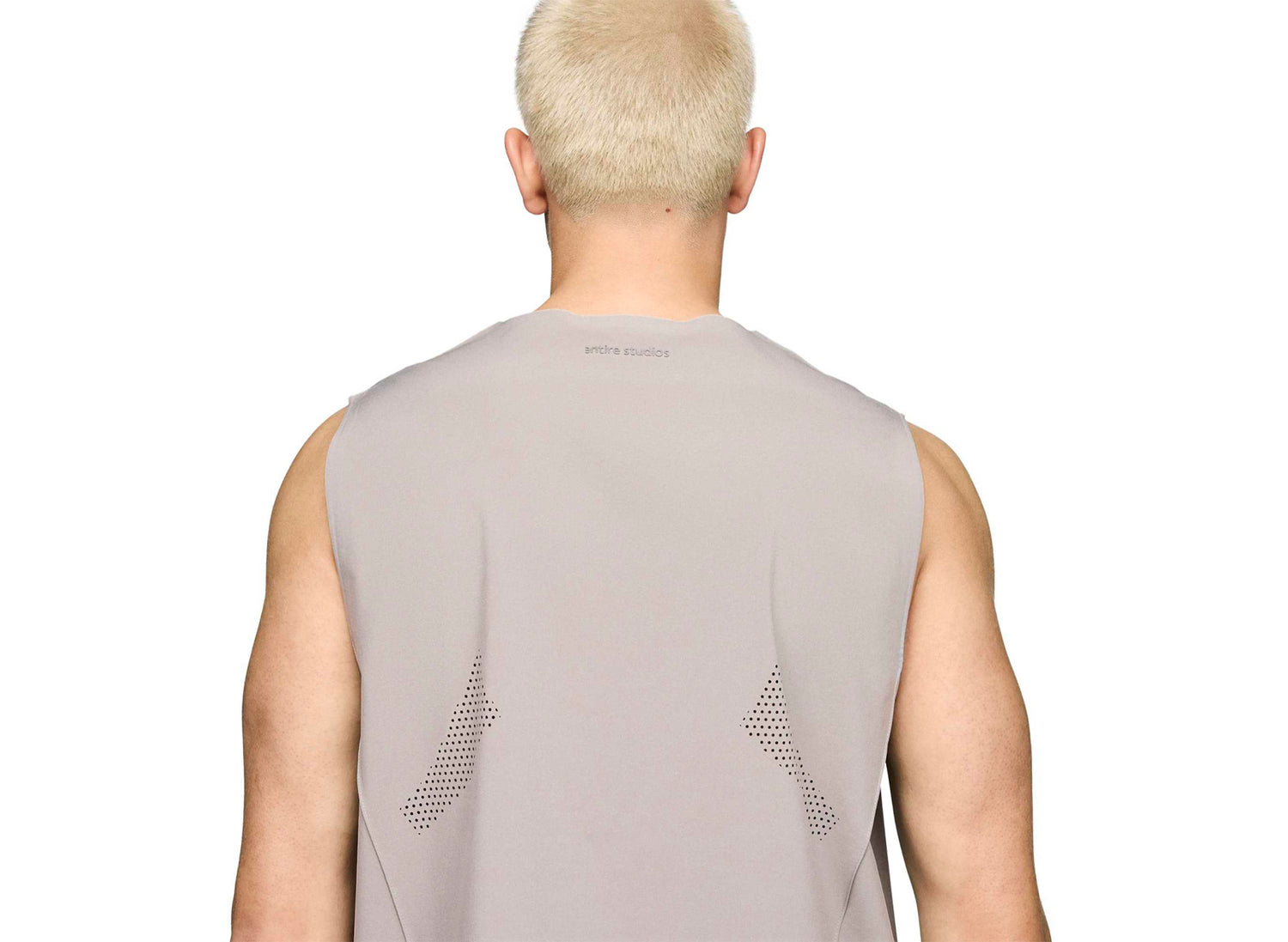 Adidas x Entire Studios D4T Tank in 'Dove Grey' — view 6
