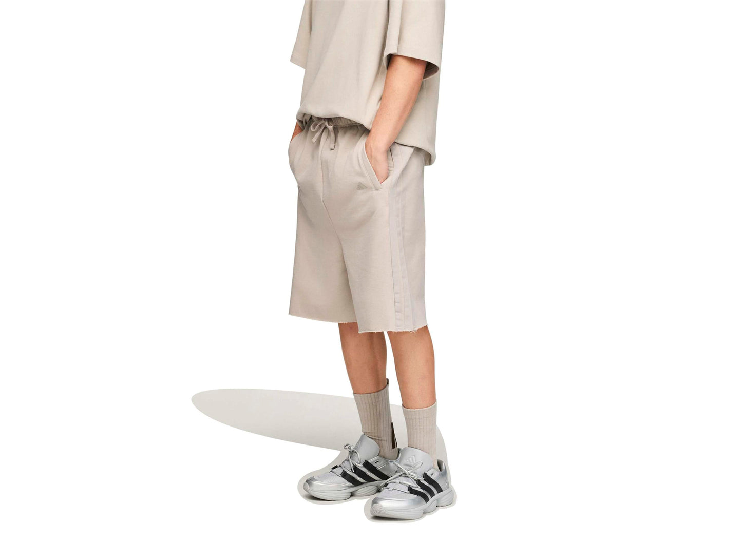 Adidas x Entire Studios Uniform Short in Light Brown — view 4