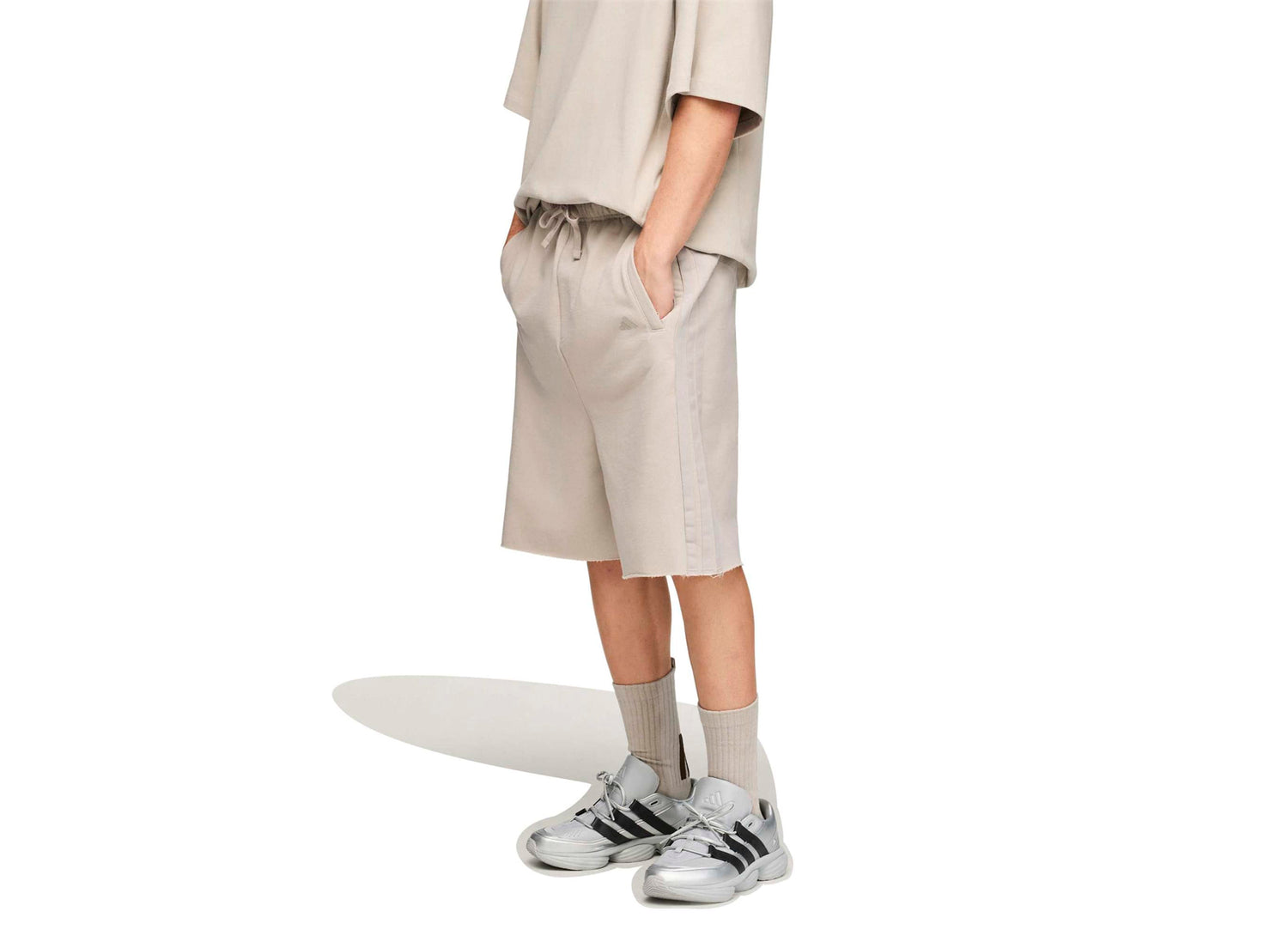 Adidas x Entire Studios Uniform Short in Light Brown — view 4