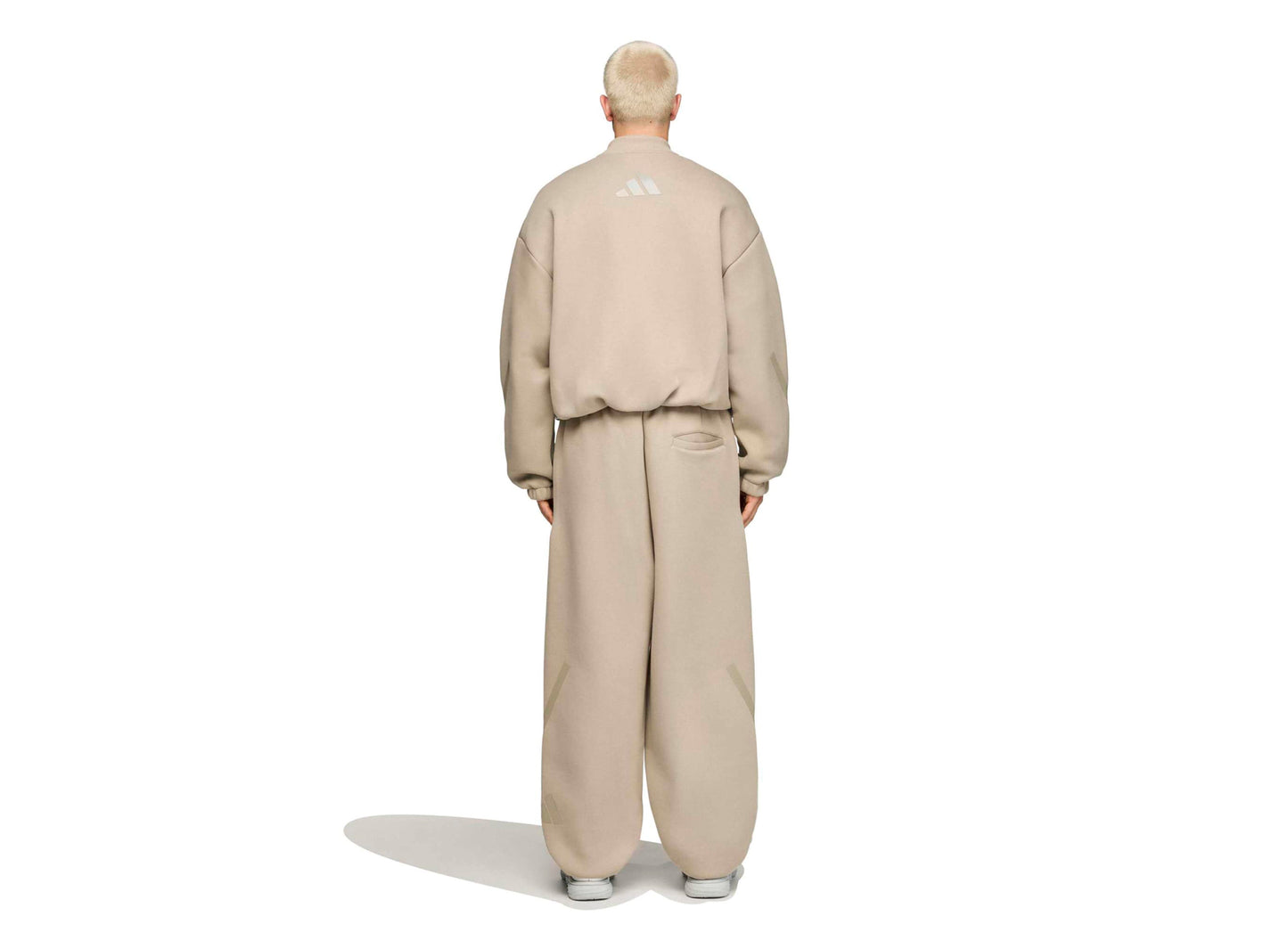 Adidas x Entire Studios Z.N.E. Track Pant in Putty Beige — view 3