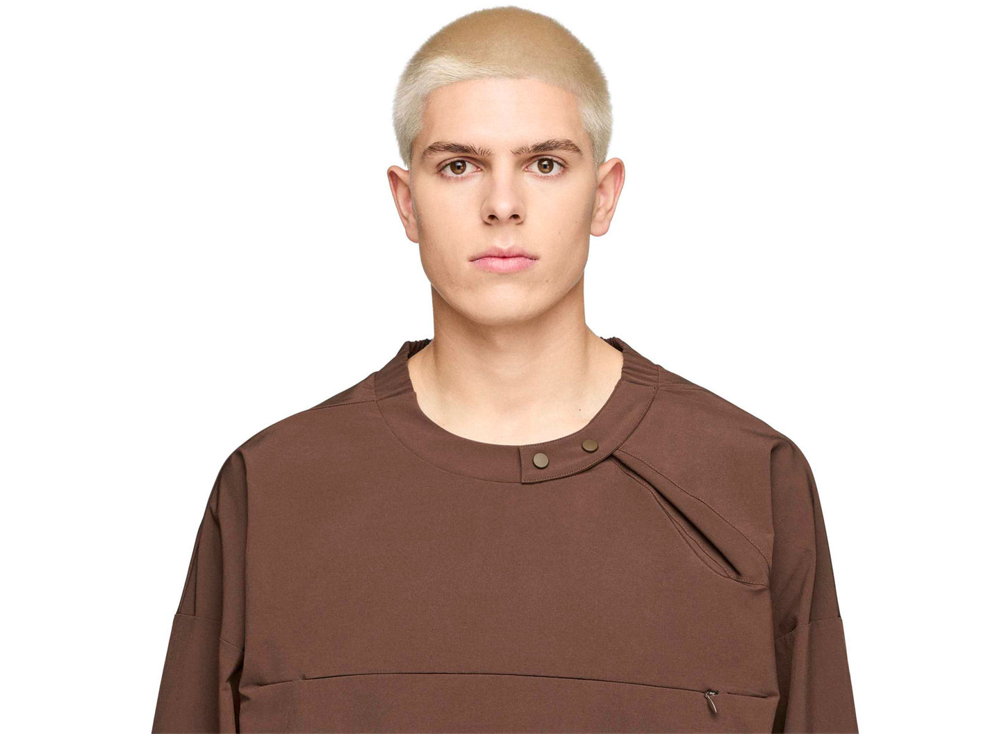 Adidas x Entire Studios Z.N.E. Track Top in Dust Cargo — view 5