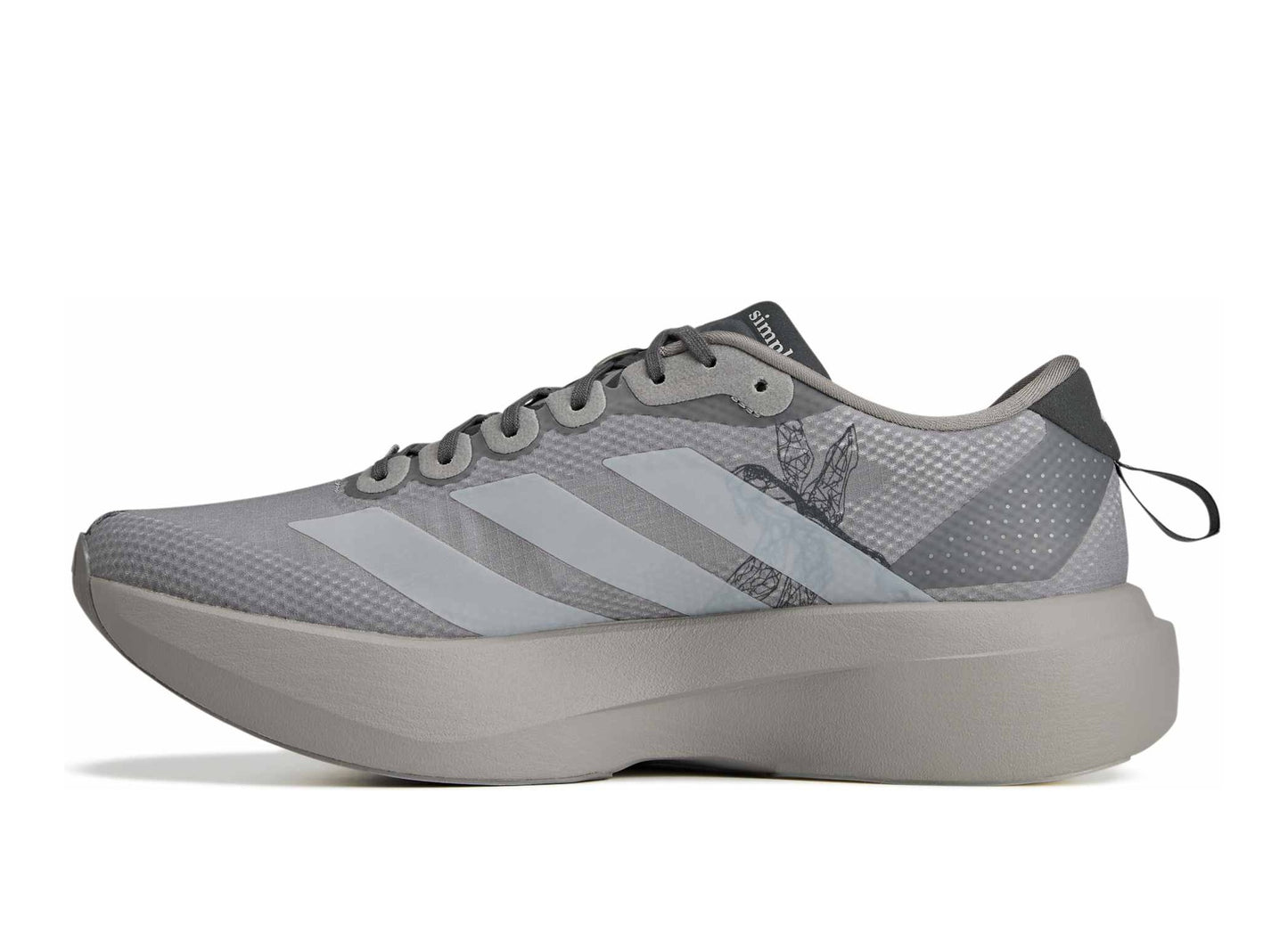 Men's Adidas x Song for the Mute Adizero EVO SL Shoes in Dove Grey 5