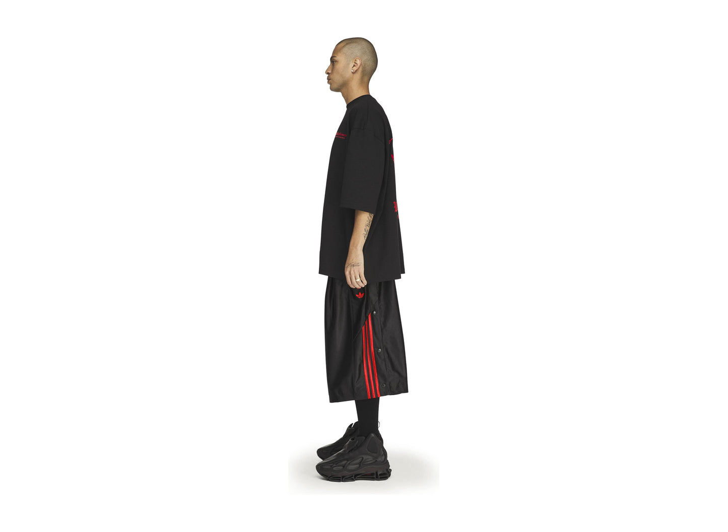 Adidas x Willy Chavarria Atelier T-Shirt LC8135 Side View