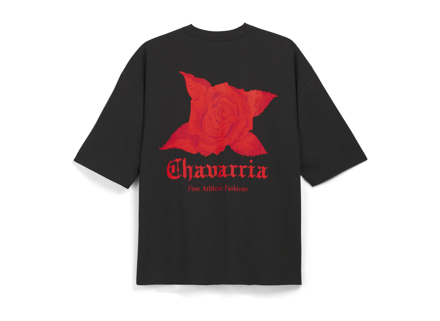 Adidas x Willy Chavarria Dark Rose T-Shirt KZ3115 Back Center View
