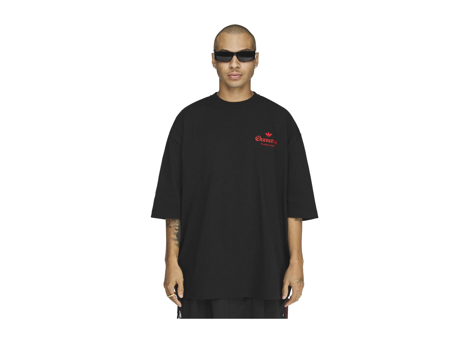 Adidas x Willy Chavarria Dark Rose T-Shirt KZ3115 Standard View