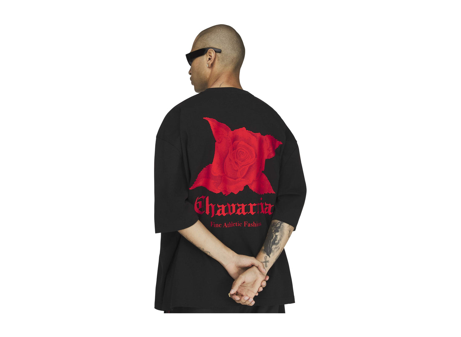 Adidas x Willy Chavarria Dark Rose T-Shirt KZ3115 Detail View 2