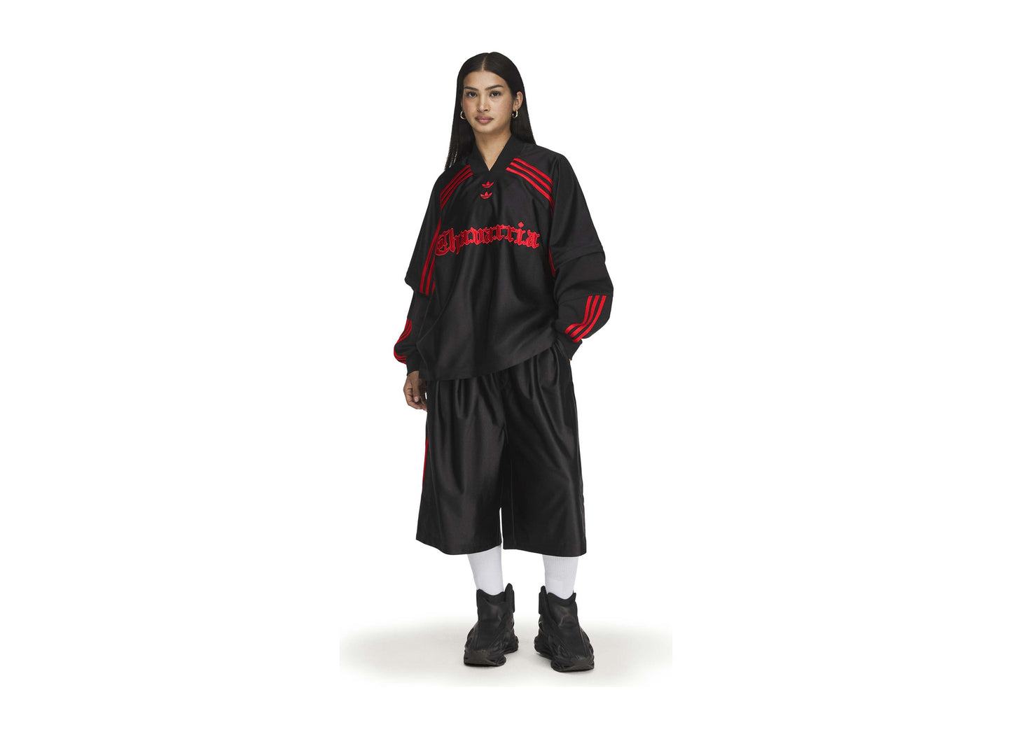Adidas x Willy Chavarria Dazzle LS Jersey KZ3116 Standard Outfit View