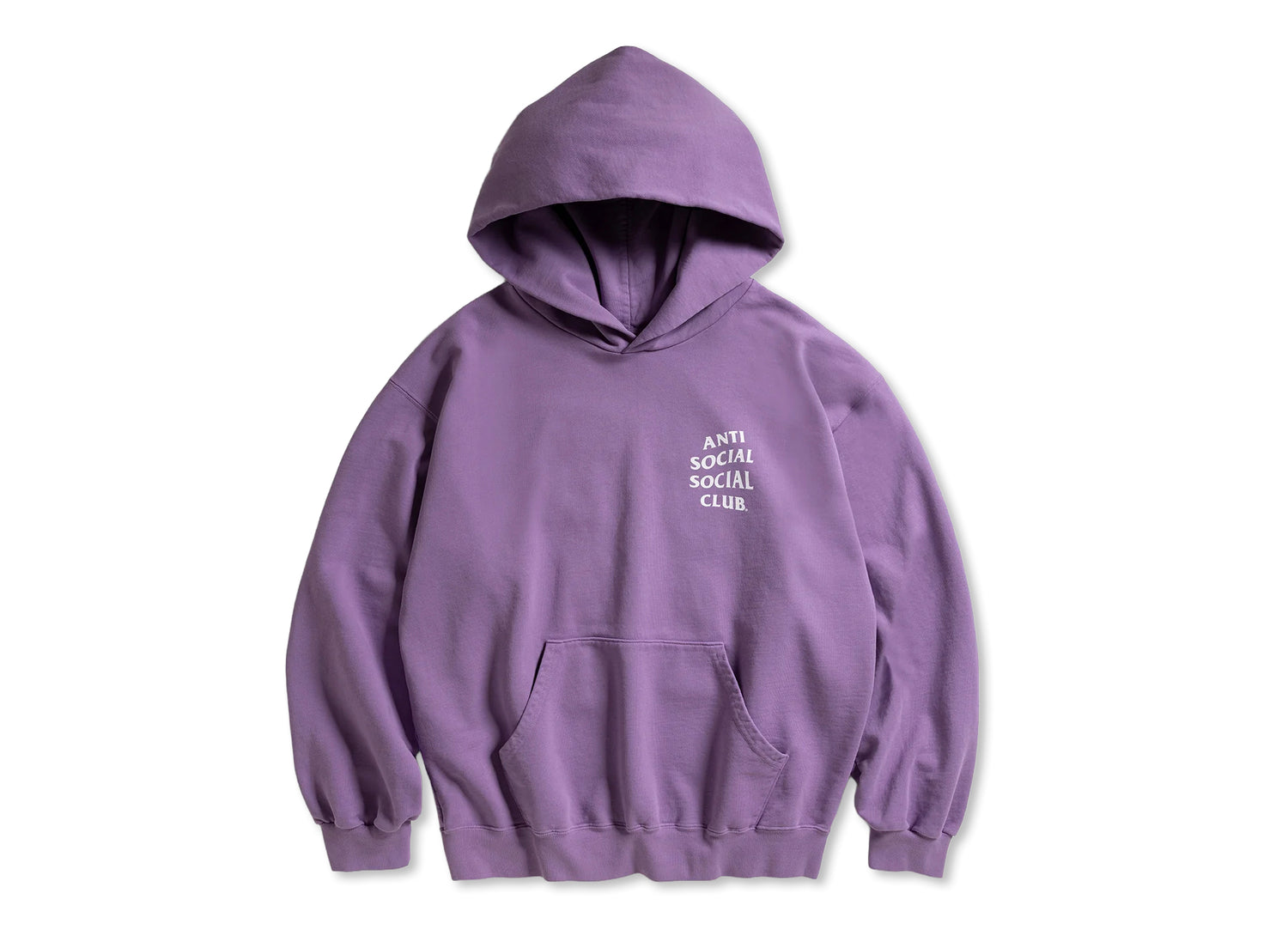 パーカー Anti Social Social Club PURPLERAIN HOODY Anti Social Social Club 'Clutching Pearls' Hoodie in Washed Purple