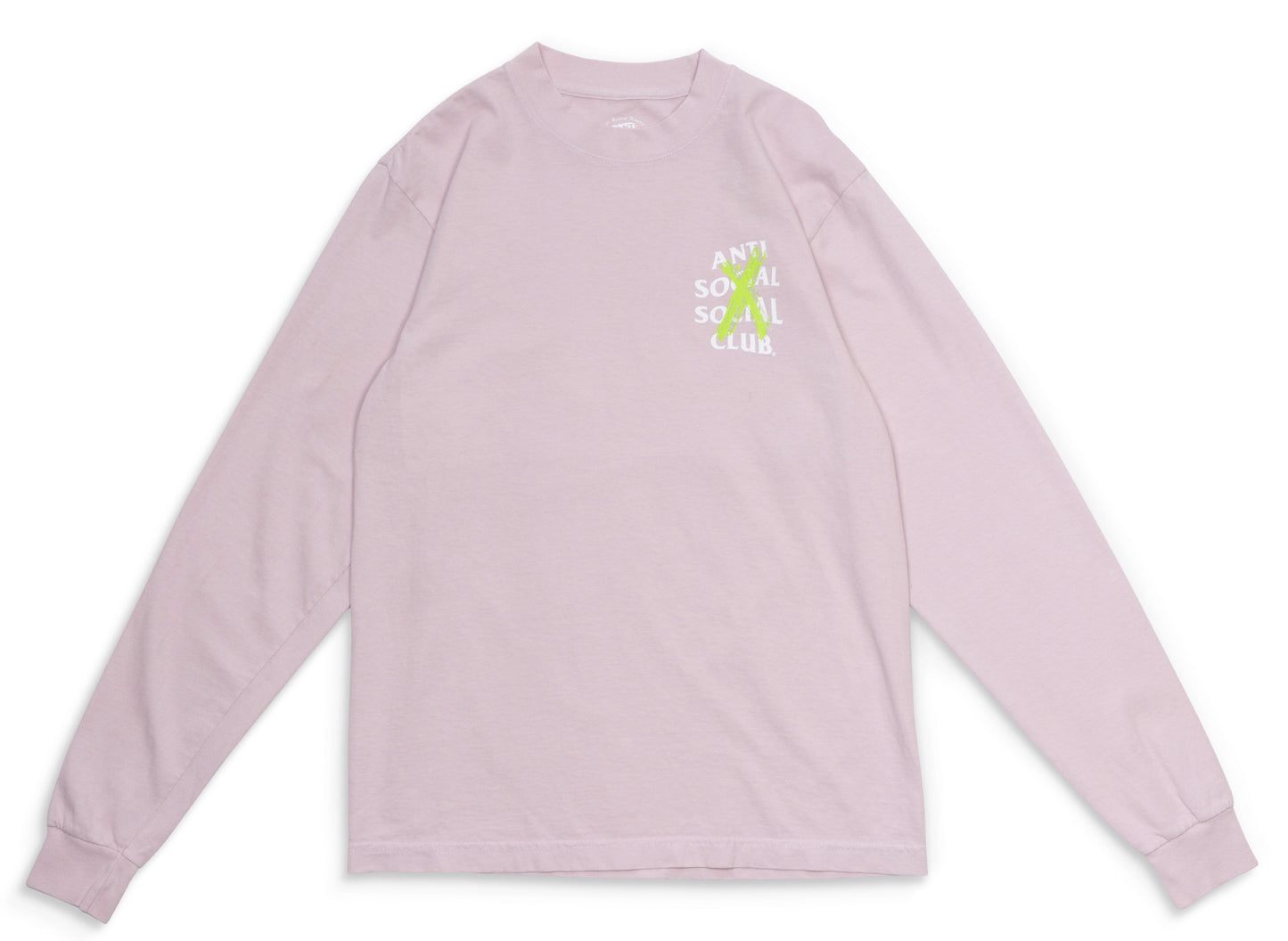 Anti Social Social Club Made in USA Cancelled L/S Tee in Pink