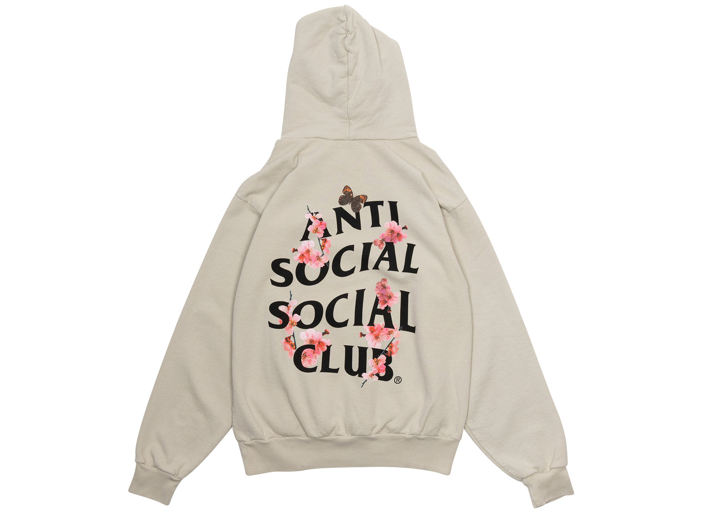 Anti Social Social Club Made in USA Kkotch Hoodie in Heather Grey - view 2
