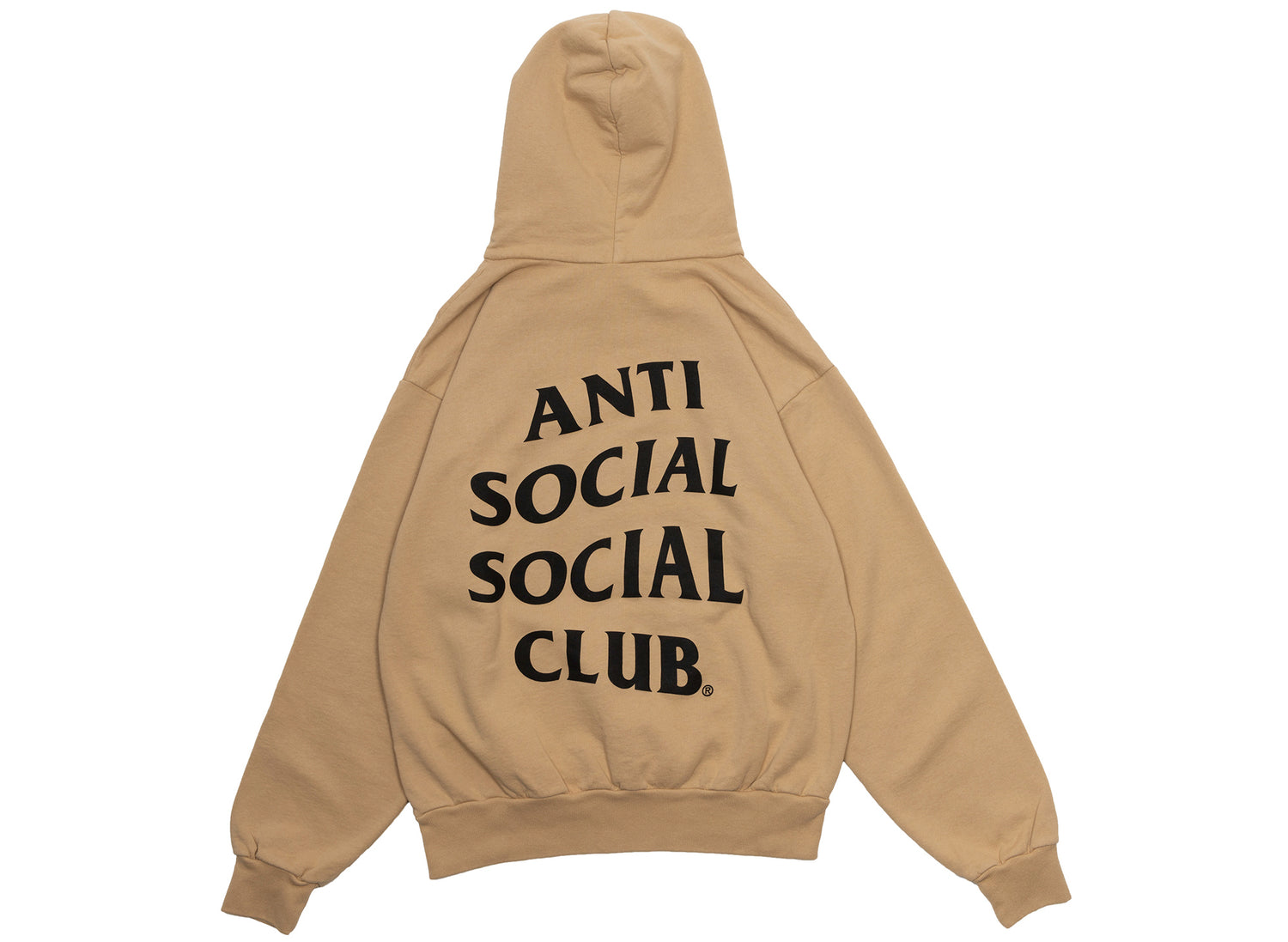 Anti Social Social Club Made in USA Mind Games Hoodie in Tan - view 2