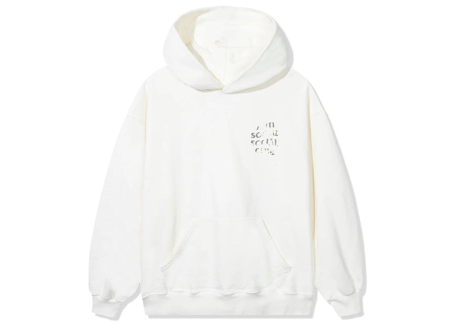 Anti Social Social Club Mind Game Weathered Hoodie in Natural - view 2