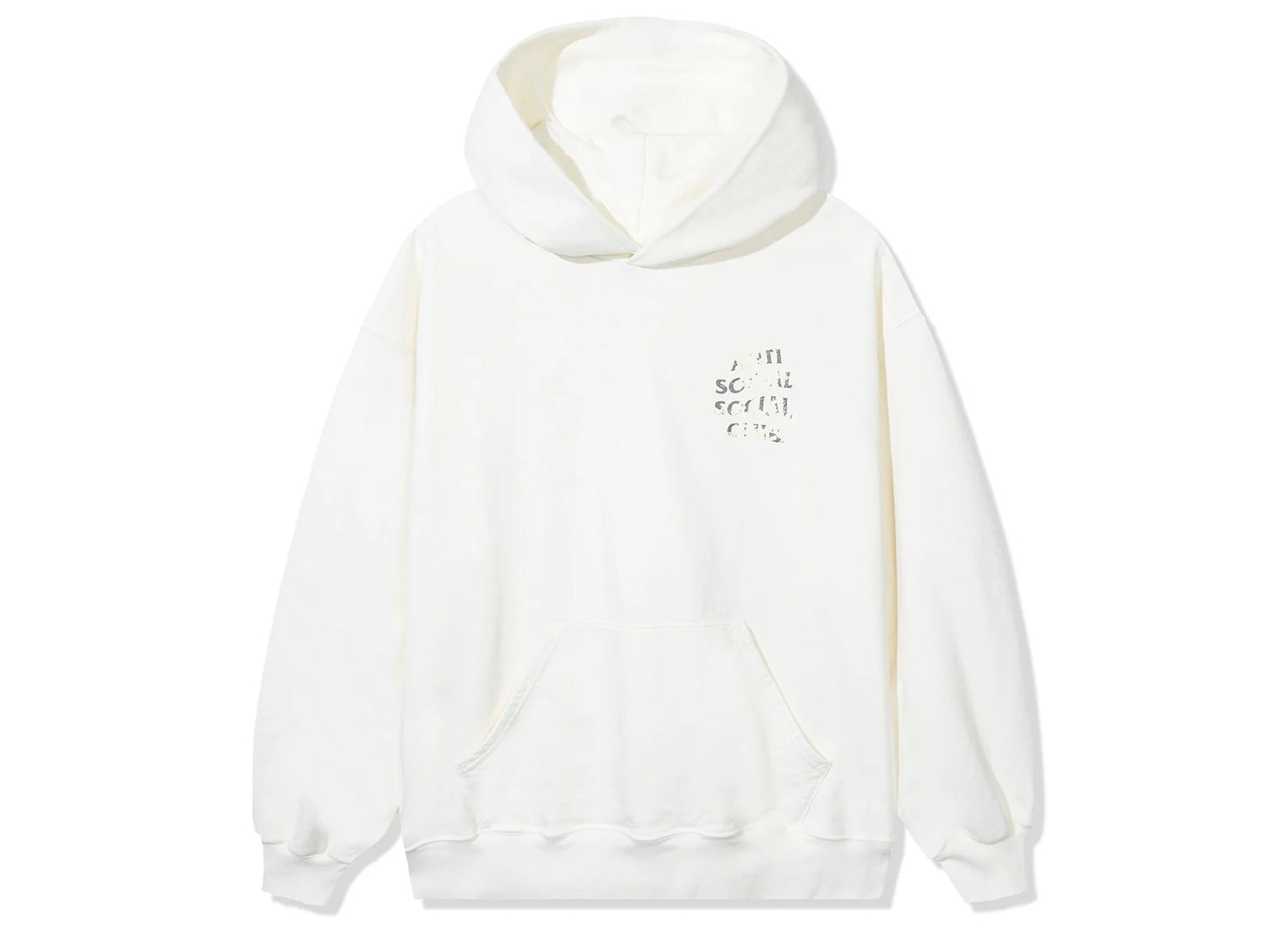Anti Social Social Club Mind Game Weathered Hoodie in Natural - view 2