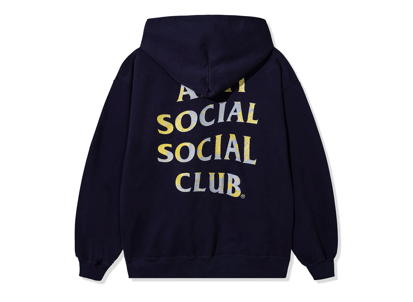 Anti Social Social Club Mind Game Weathered Hoodie in Vintage Black