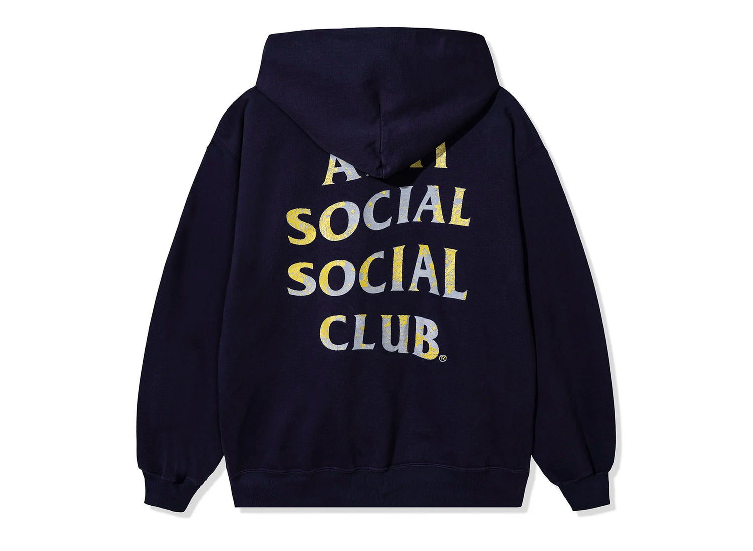 Anti Social Social Club Mind Game Weathered Hoodie in Vintage Black