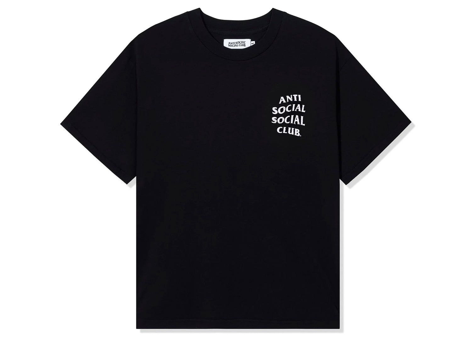 Anti Social Social Club Mind Game Weathered Tee in Black / pink - view 2