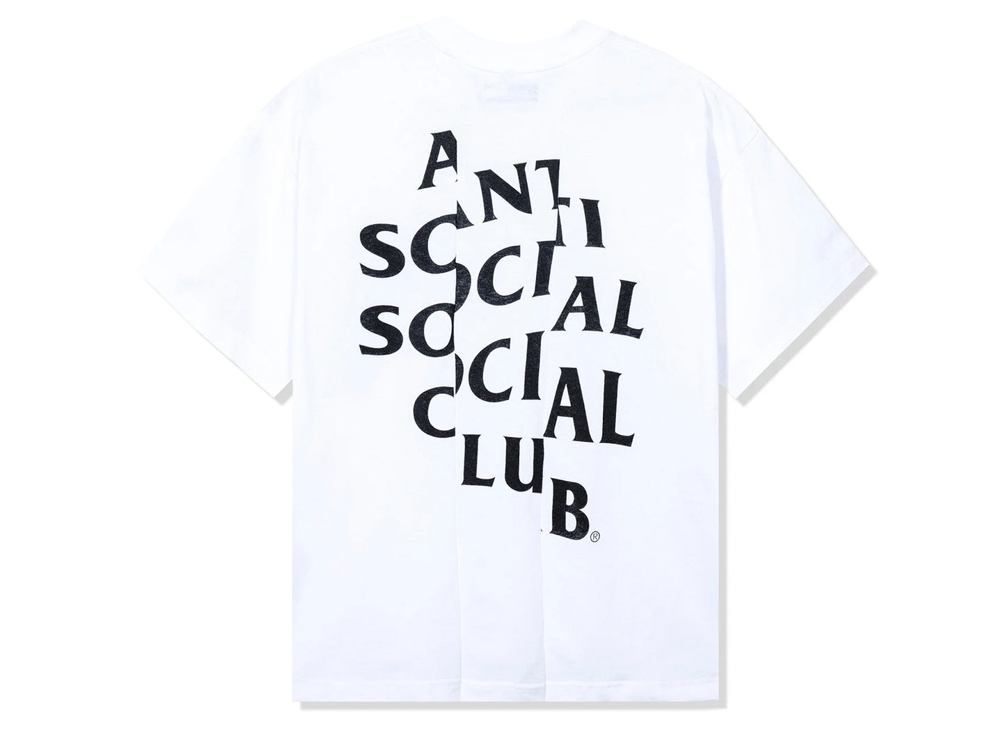 Anti Social Social Club Sliced Mind Games Tee in White