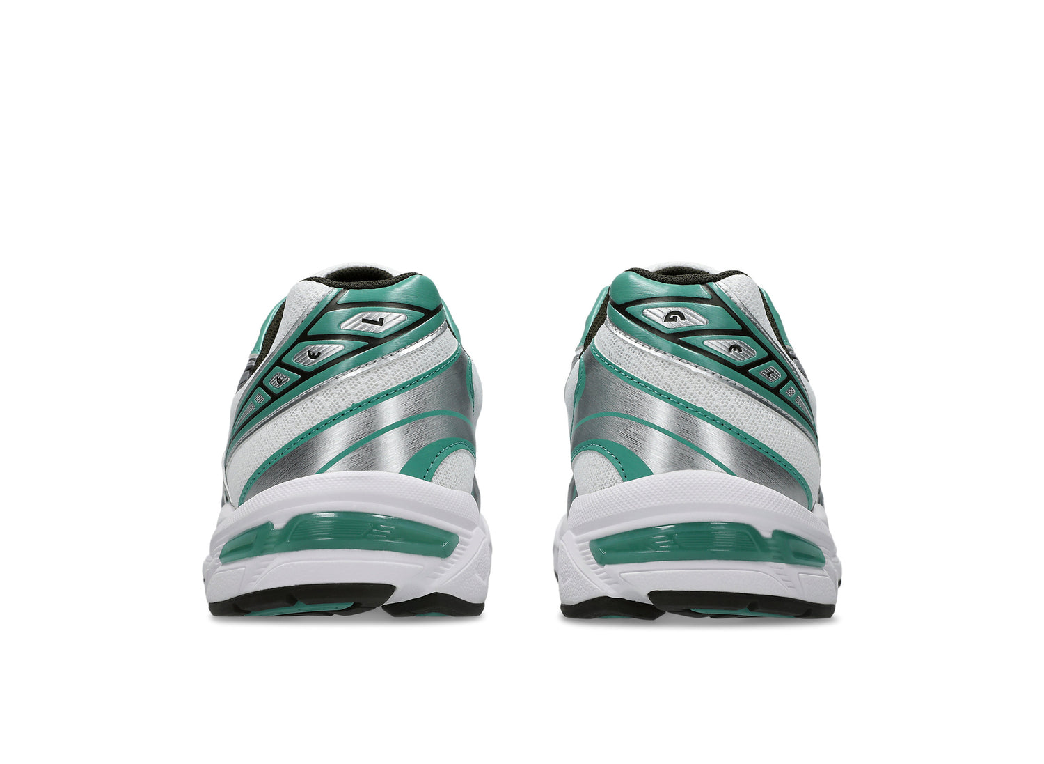 Asics GEL-1130 in White / Catalina Green back view