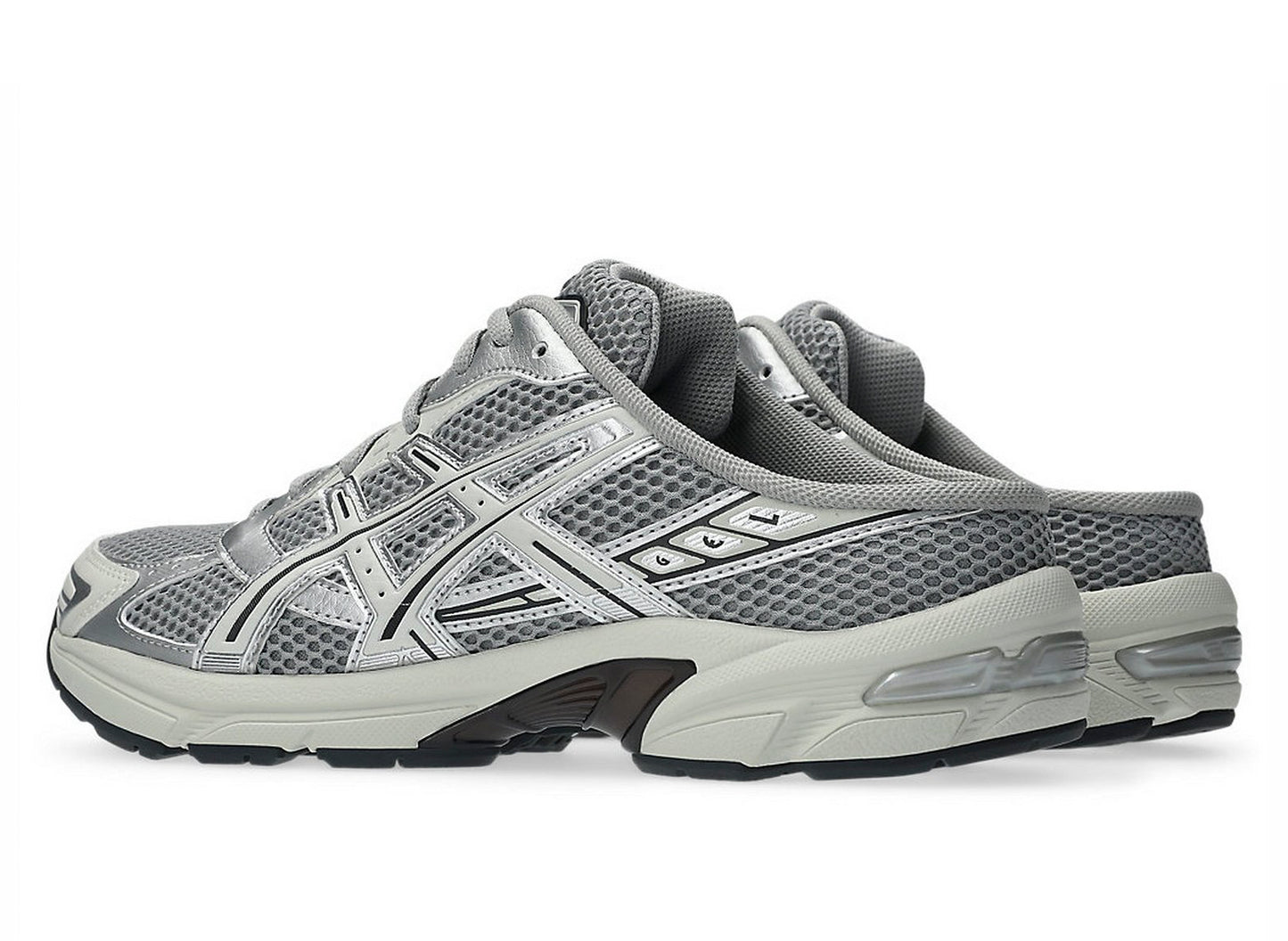 Asics Gel-1130 Mule in 'Cement Grey / Lake Grey' — view 4