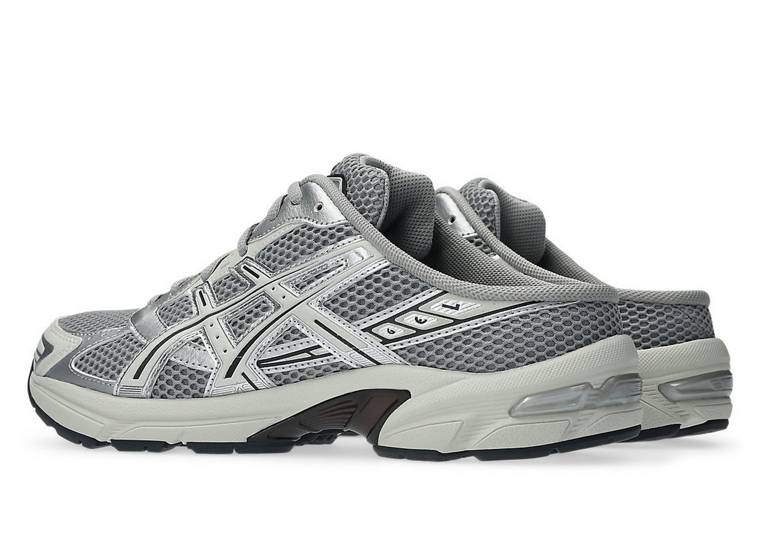 Asics Gel-1130 Mule in 'Cement Grey / Lake Grey' — view 4