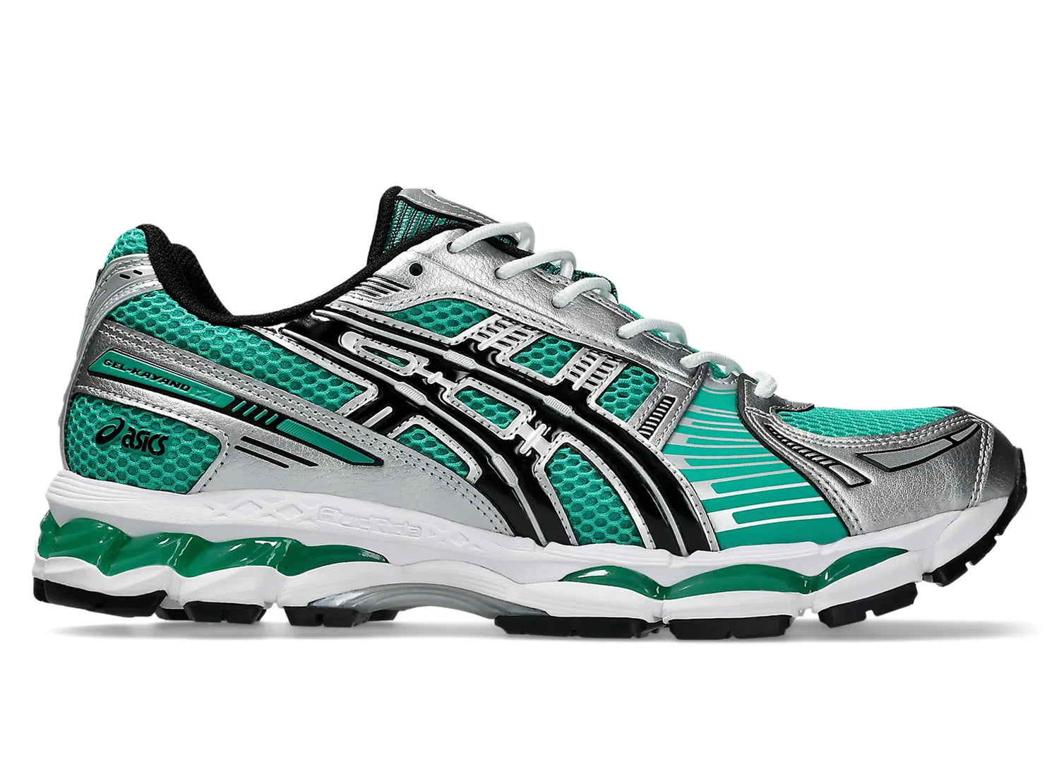 Asics Gel-Kayano 12.1 in 'Edamame Green / Black'