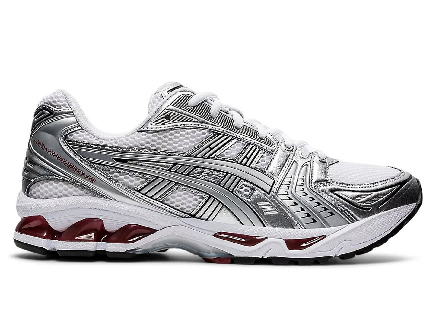 Asics Gel-Kayano 14 in 'White / Pure Silver'