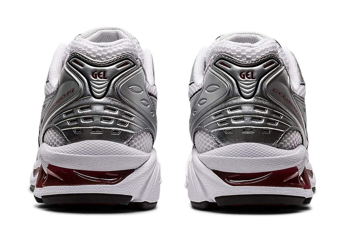 Asics Gel-Kayano 14 in 'White / Pure Silver'