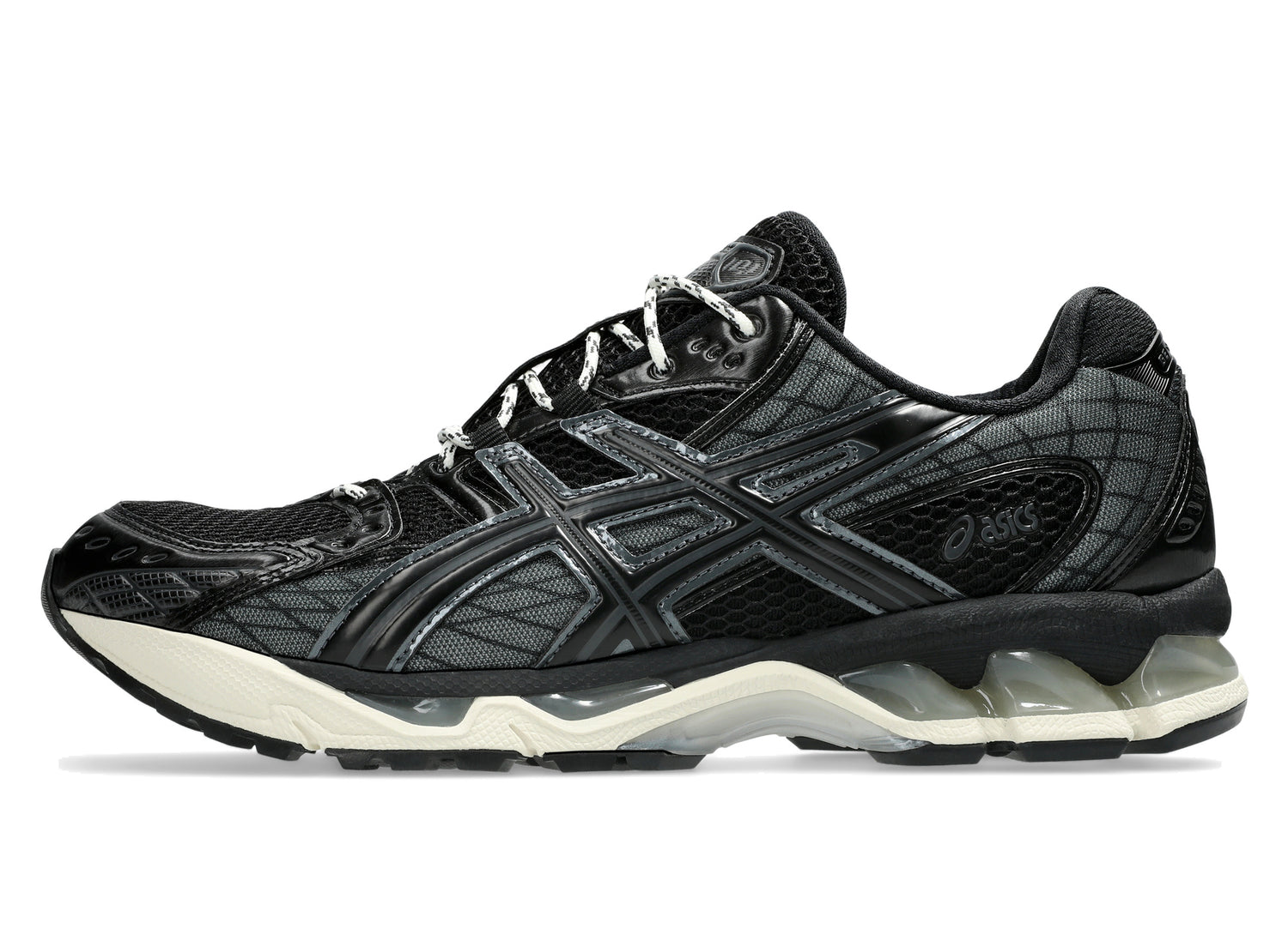 Asics GEL-NIMBUS 10.1 in Black / Black, left side view