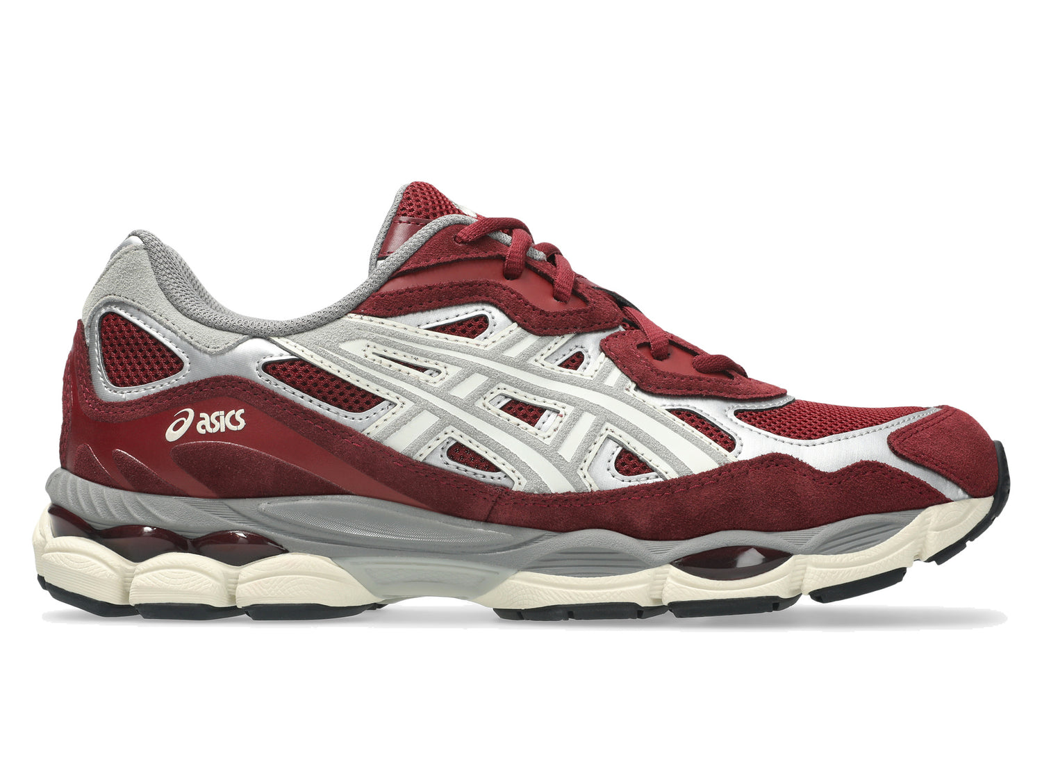 Asics GEL-NYC in Beet Juice / Seal Grey, main side view