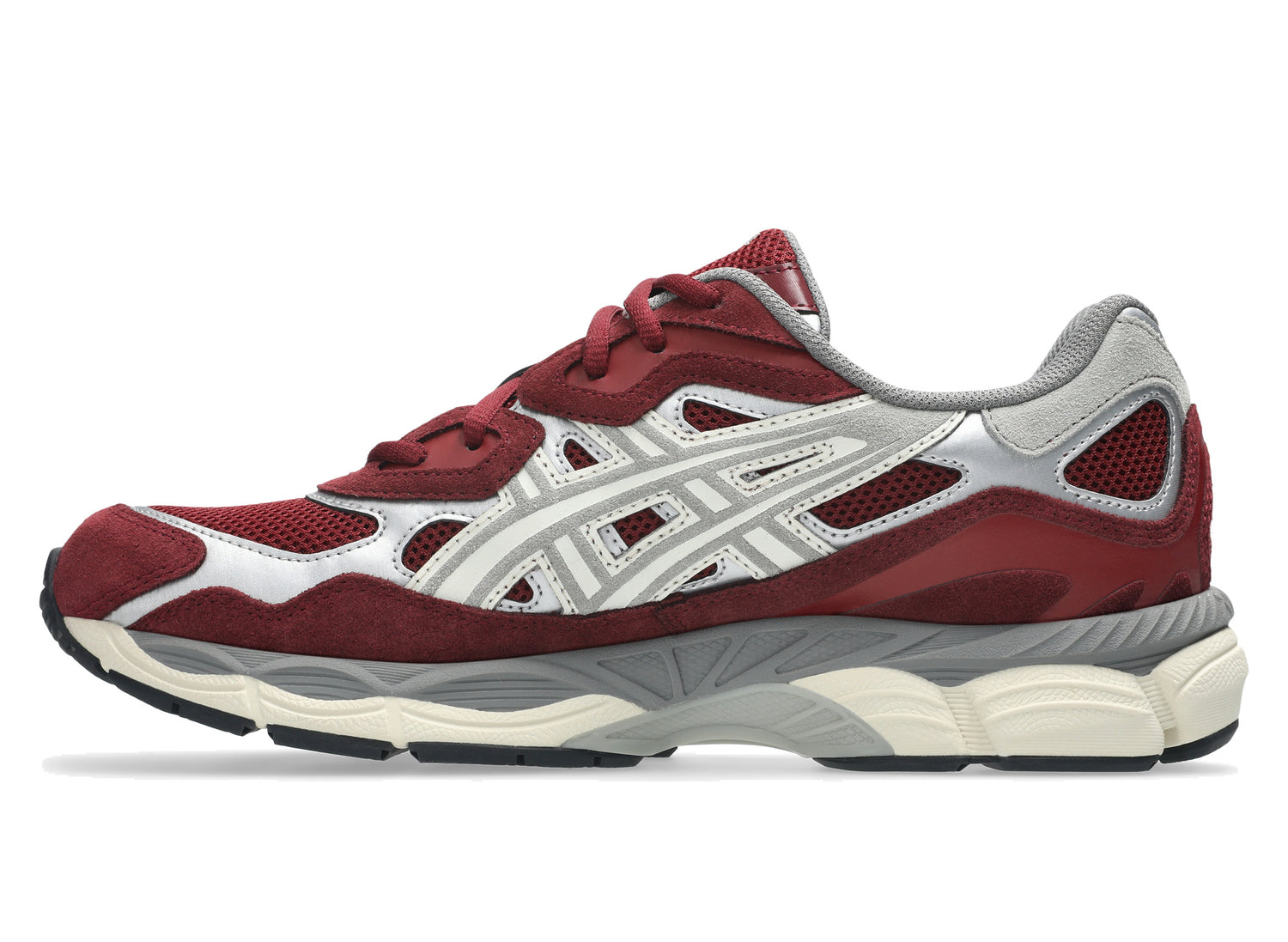 Asics GEL-NYC in Beet Juice / Seal Grey, right side view