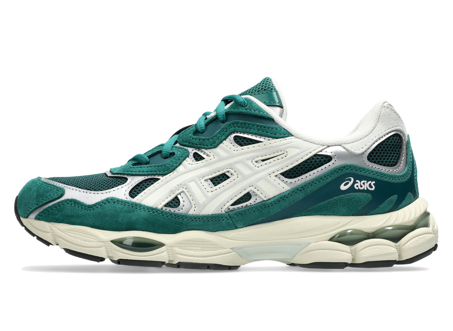 Asics GEL-NYC in Everglade / Light Sage, left side view