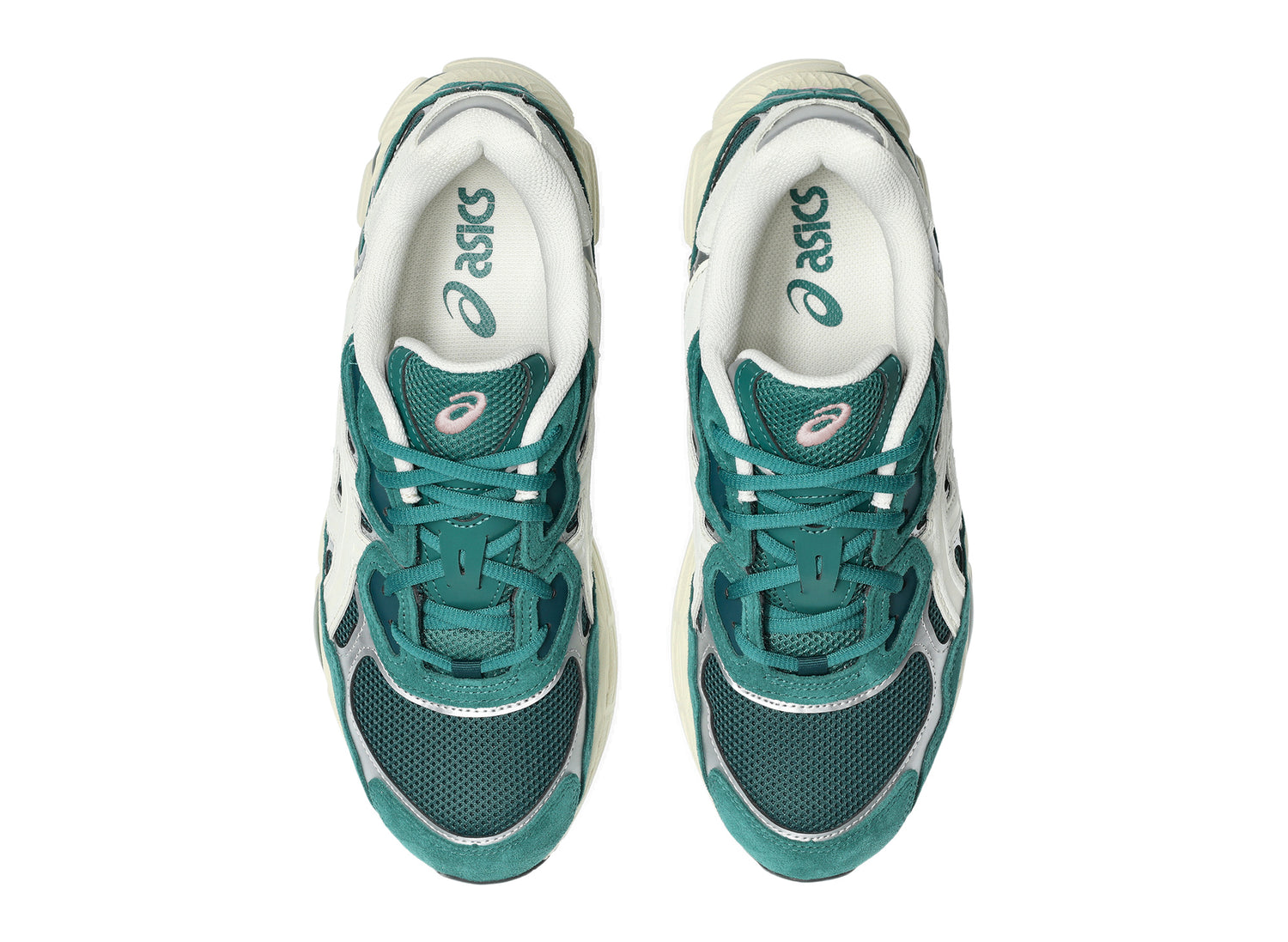 Asics GEL-NYC in Everglade / Light Sage, top view