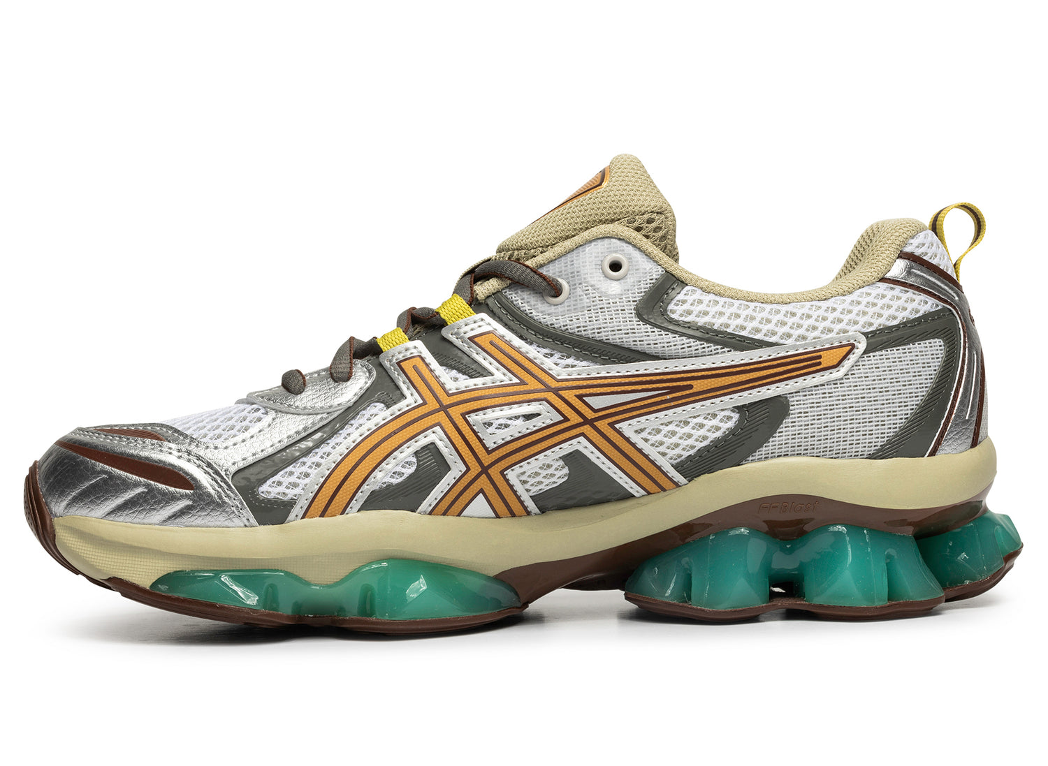 Asics Gel-Quantum Kinetic 'White / Khaki' - view 3