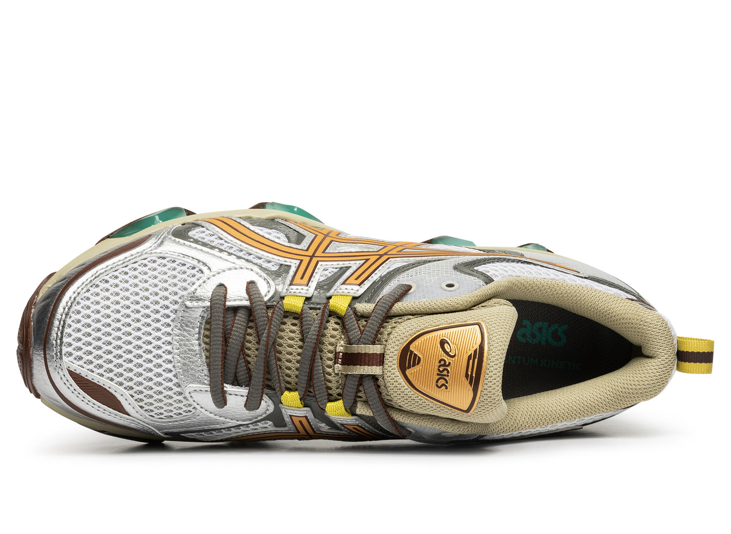 Asics Gel-Quantum Kinetic 'White / Khaki' - view 4