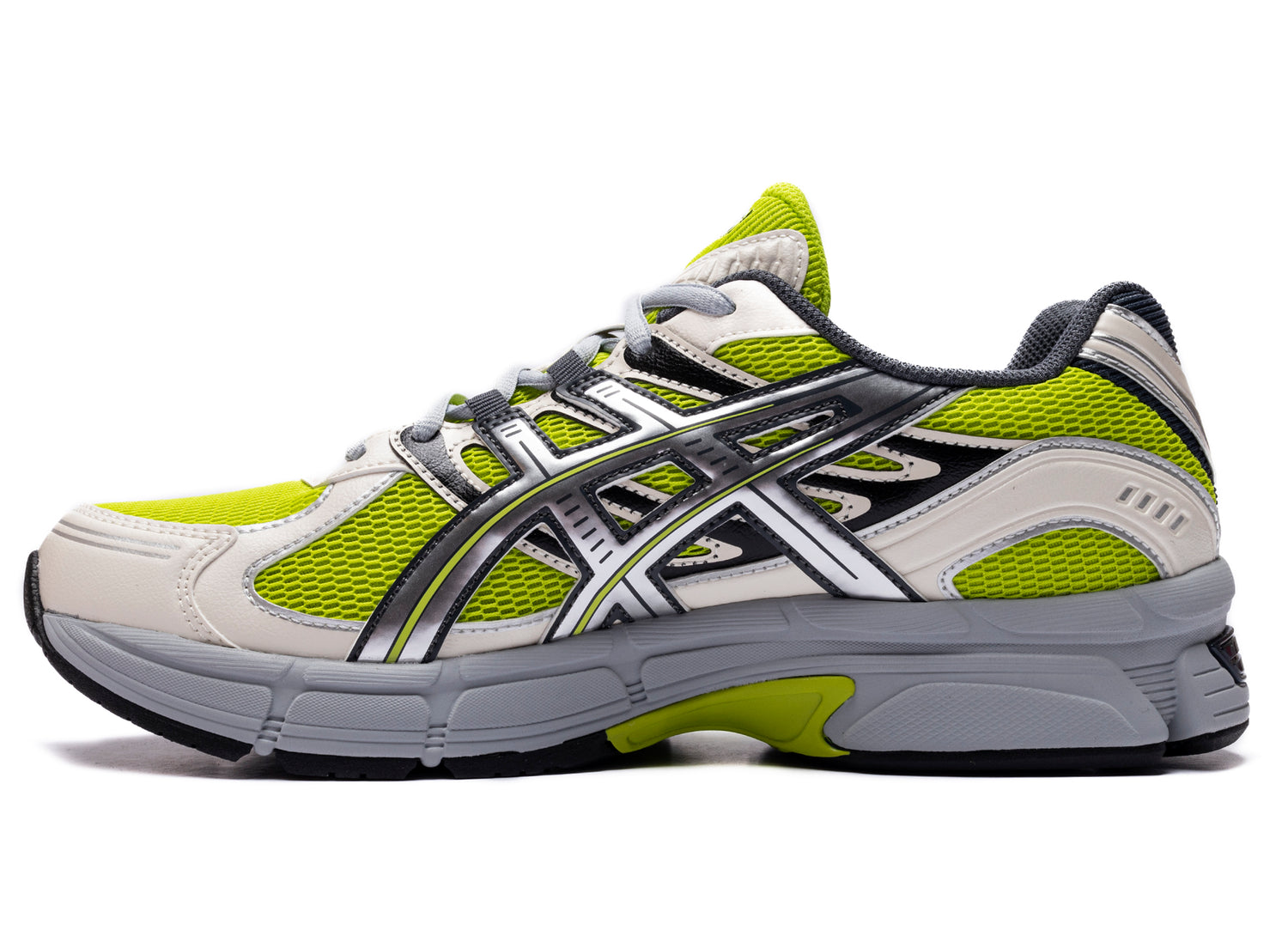 Asics Gel-Stratus MC in 'Lime Zest / Pure Silver' — view 3