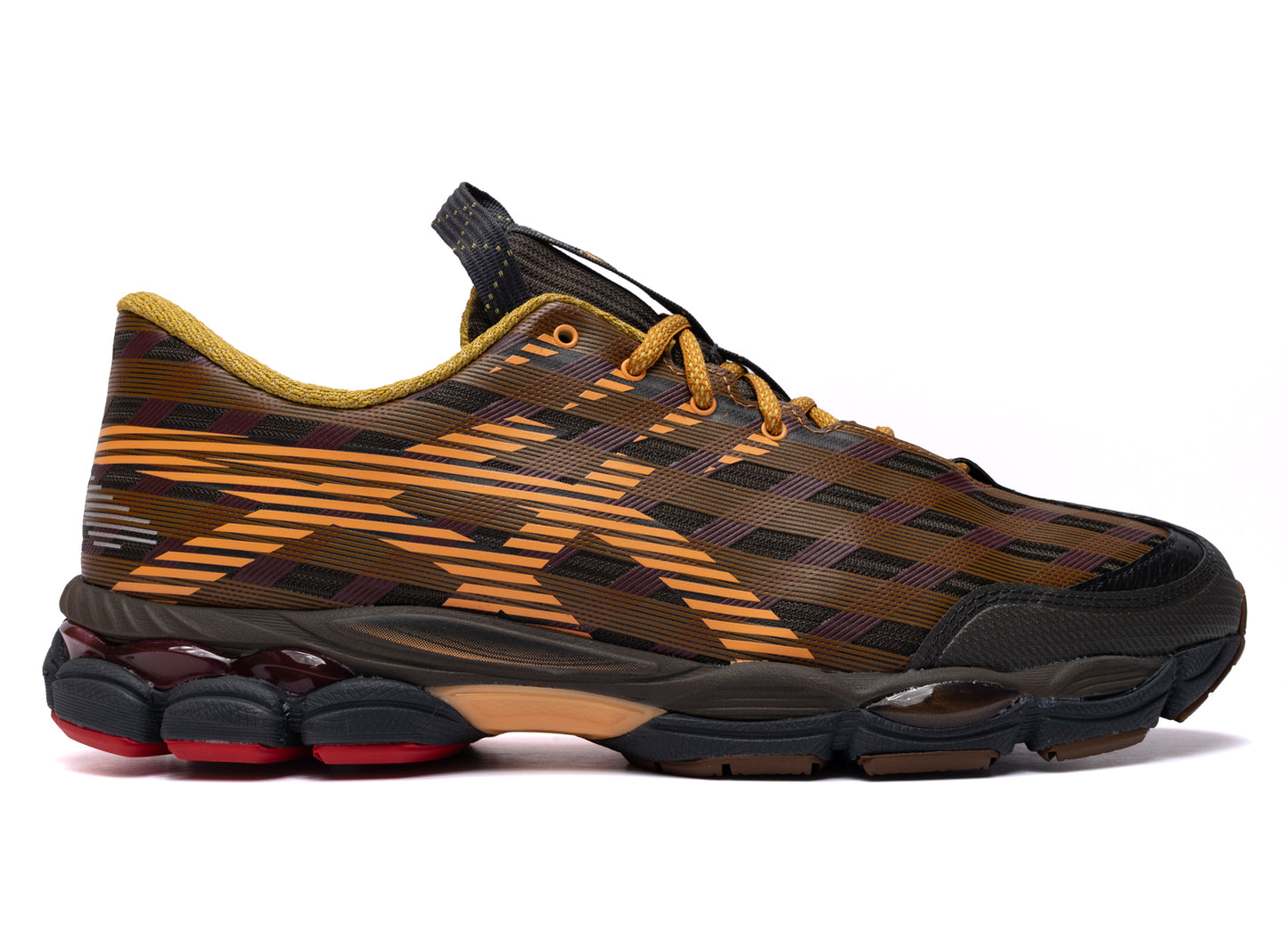 Asics US8-S Gel-SJ33 in 'Black Coffee / Orange Lily'