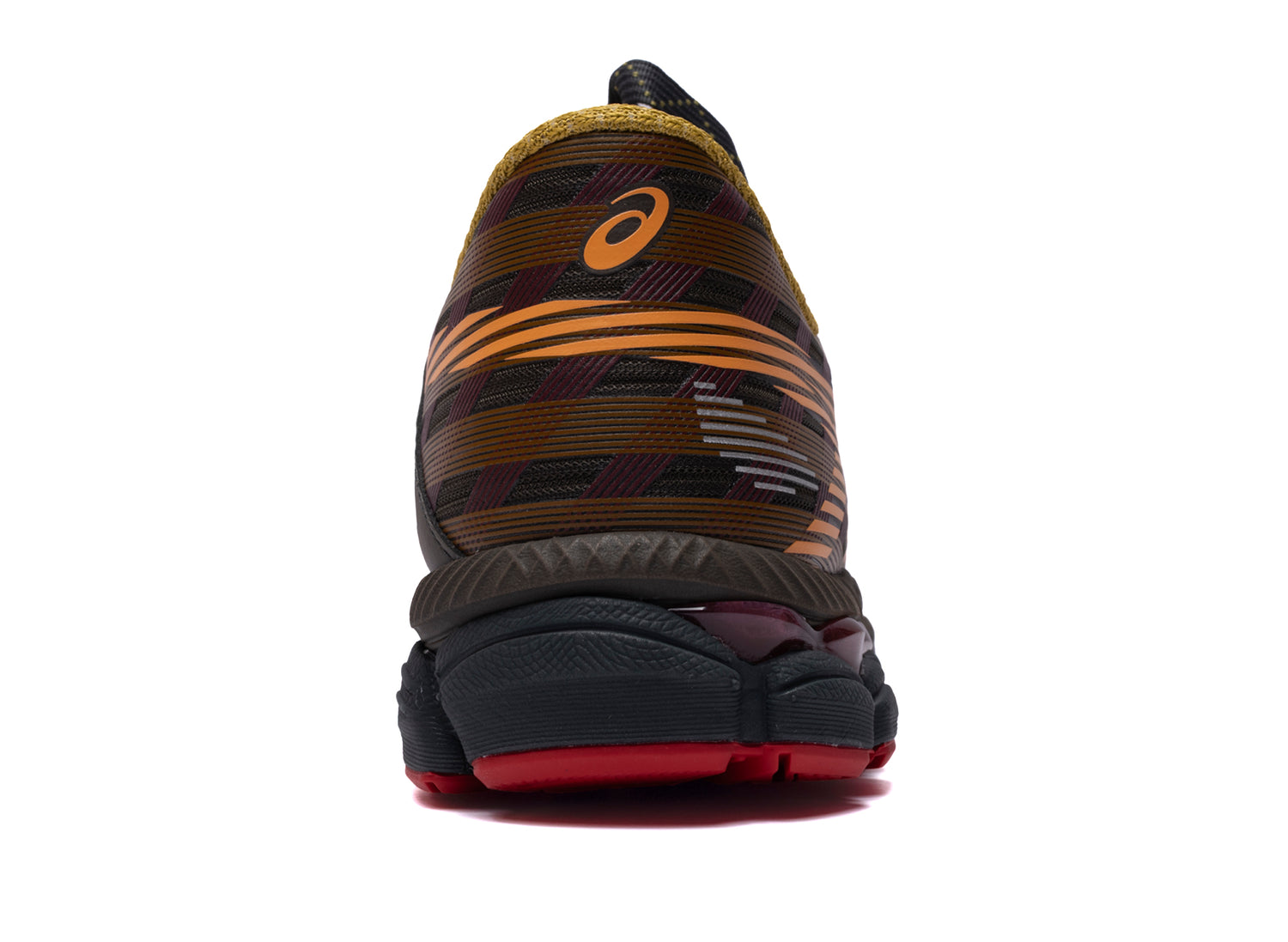 Asics US8-S Gel-SJ33 in 'Black Coffee / Orange Lily' — view 2