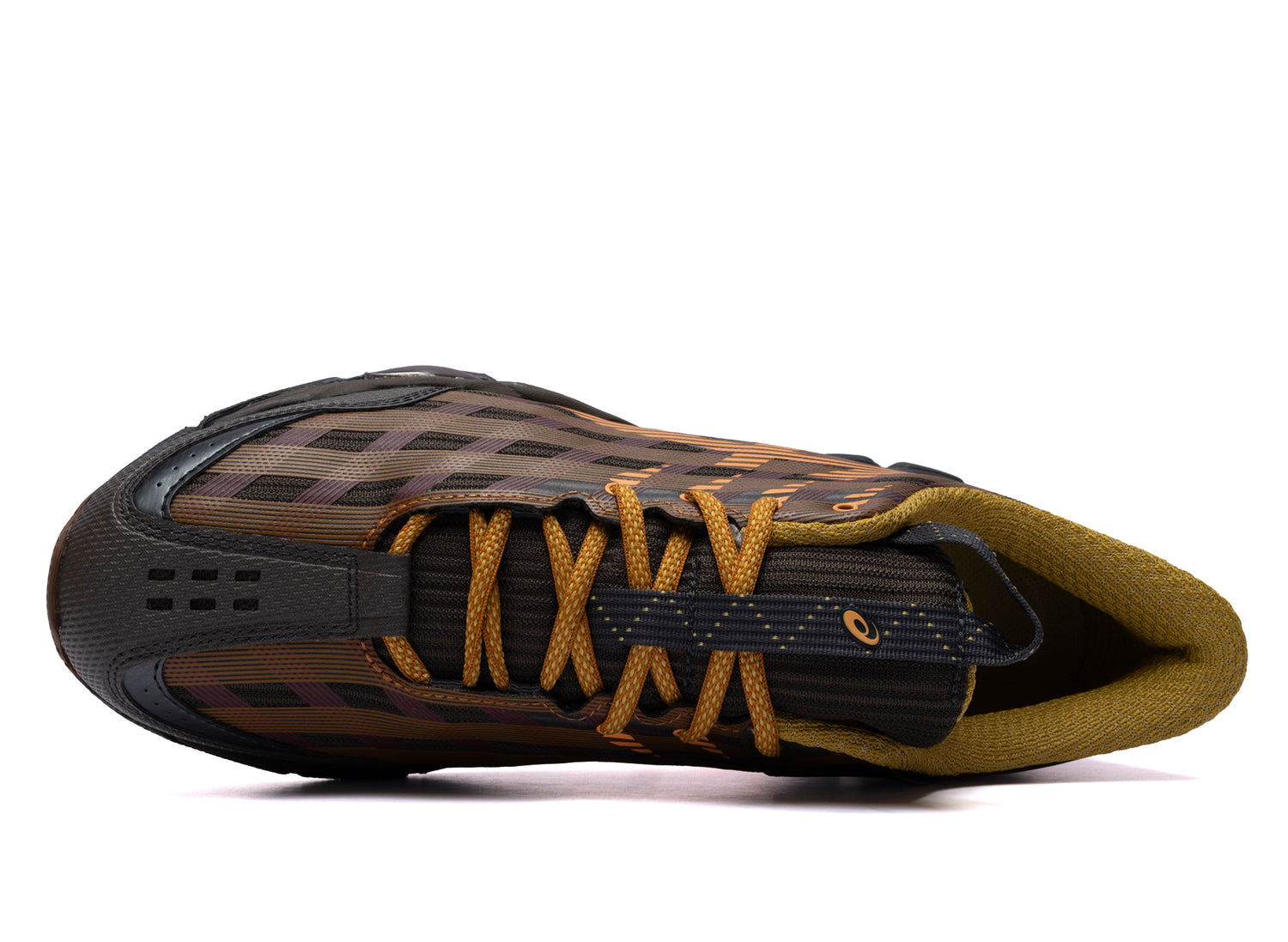 Asics US8-S Gel-SJ33 in 'Black Coffee / Orange Lily' — view 4