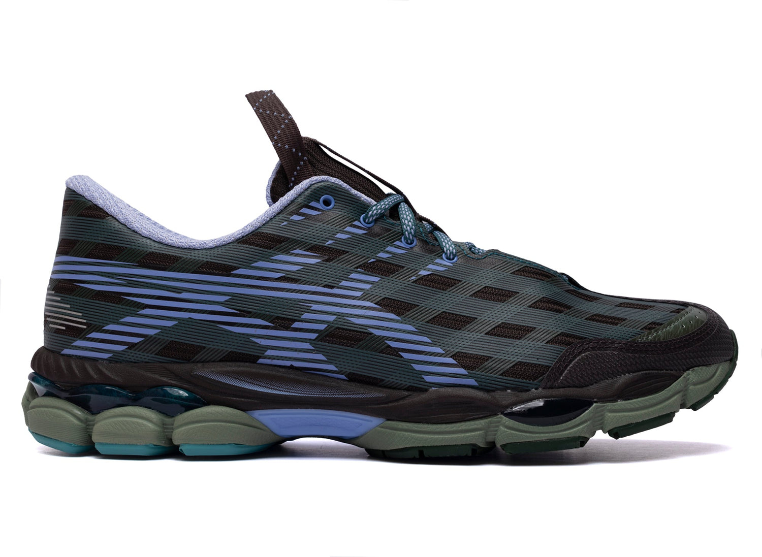 Asics US8-S Gel-SJ33 in 'Roasted Coffee / Periwinkle Blue'