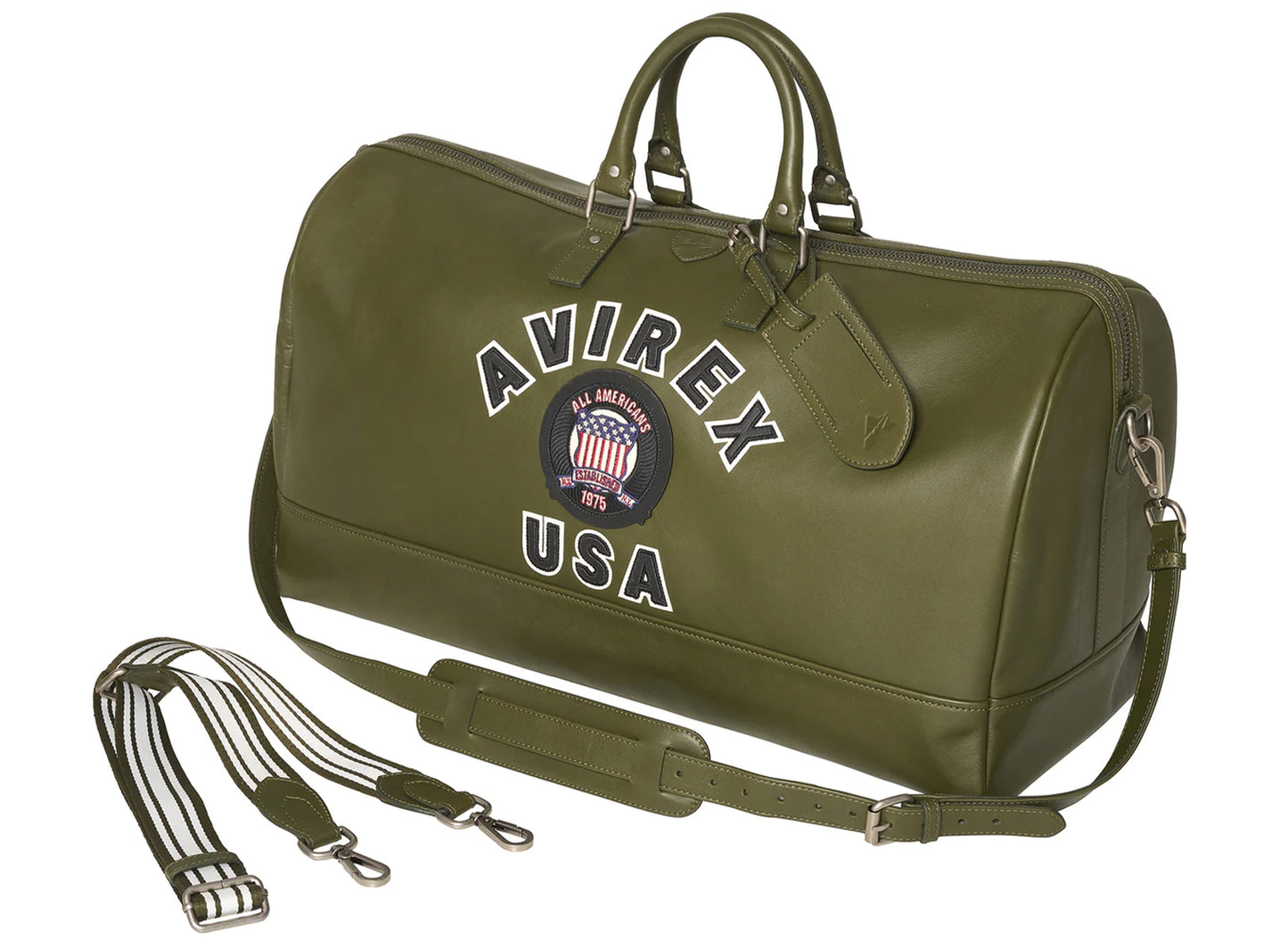 Avirex Icon Duffle Bag in Olive - view 4
