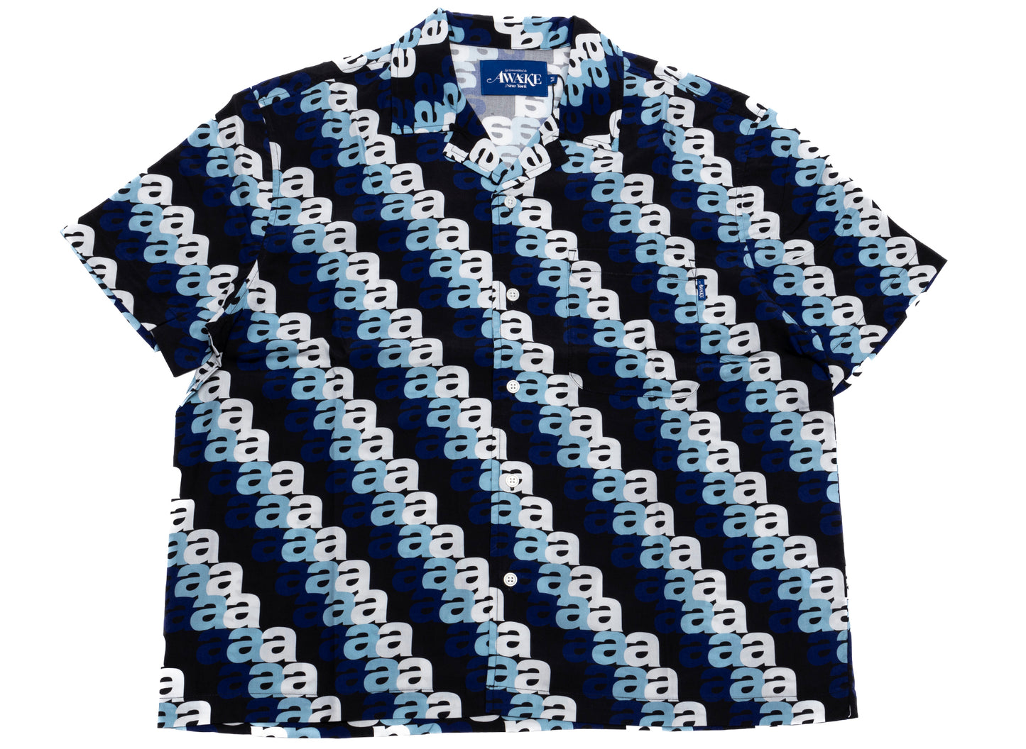 Awake NY A Print Camp Shirt