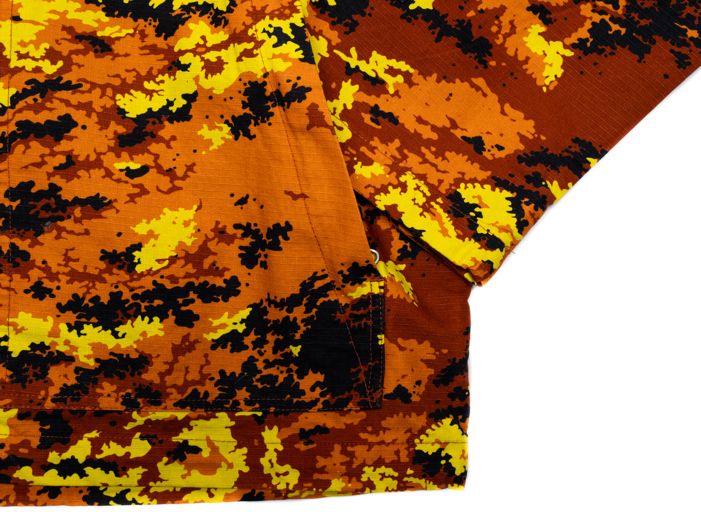 Awake NY Camo Ripstop Jacket in Orange - view 2