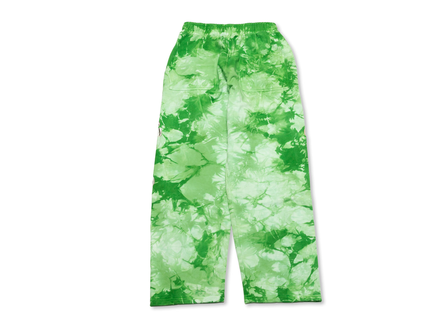 Barriers Cowrie Shell Sweatpant in Green Marble Dye — view 2