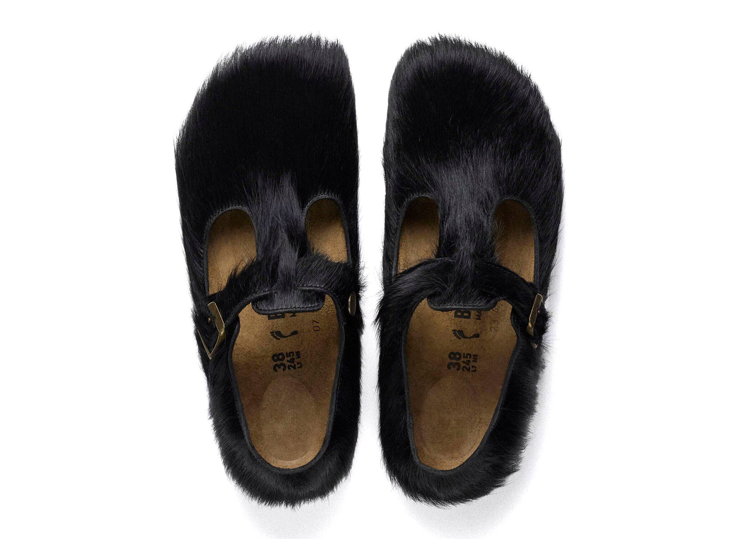 Birkenstock Song For The Mute 1774 Women's Paris The Rebel Fur in Black
