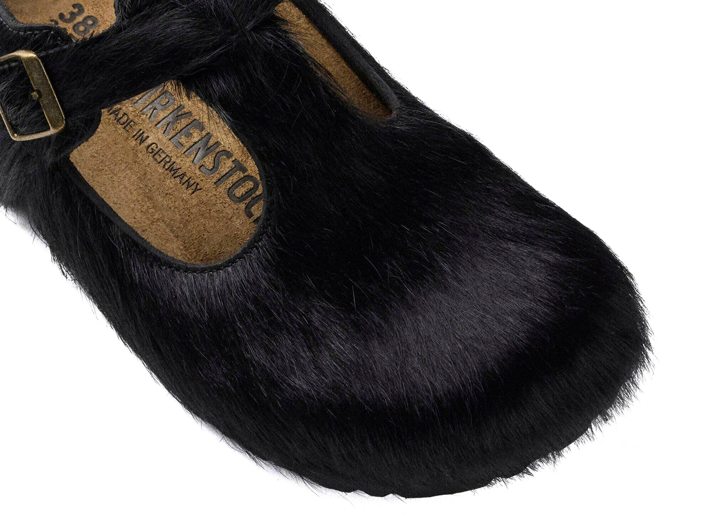 Birkenstock Song For The Mute 1774 Women's Paris The Rebel Fur in Black