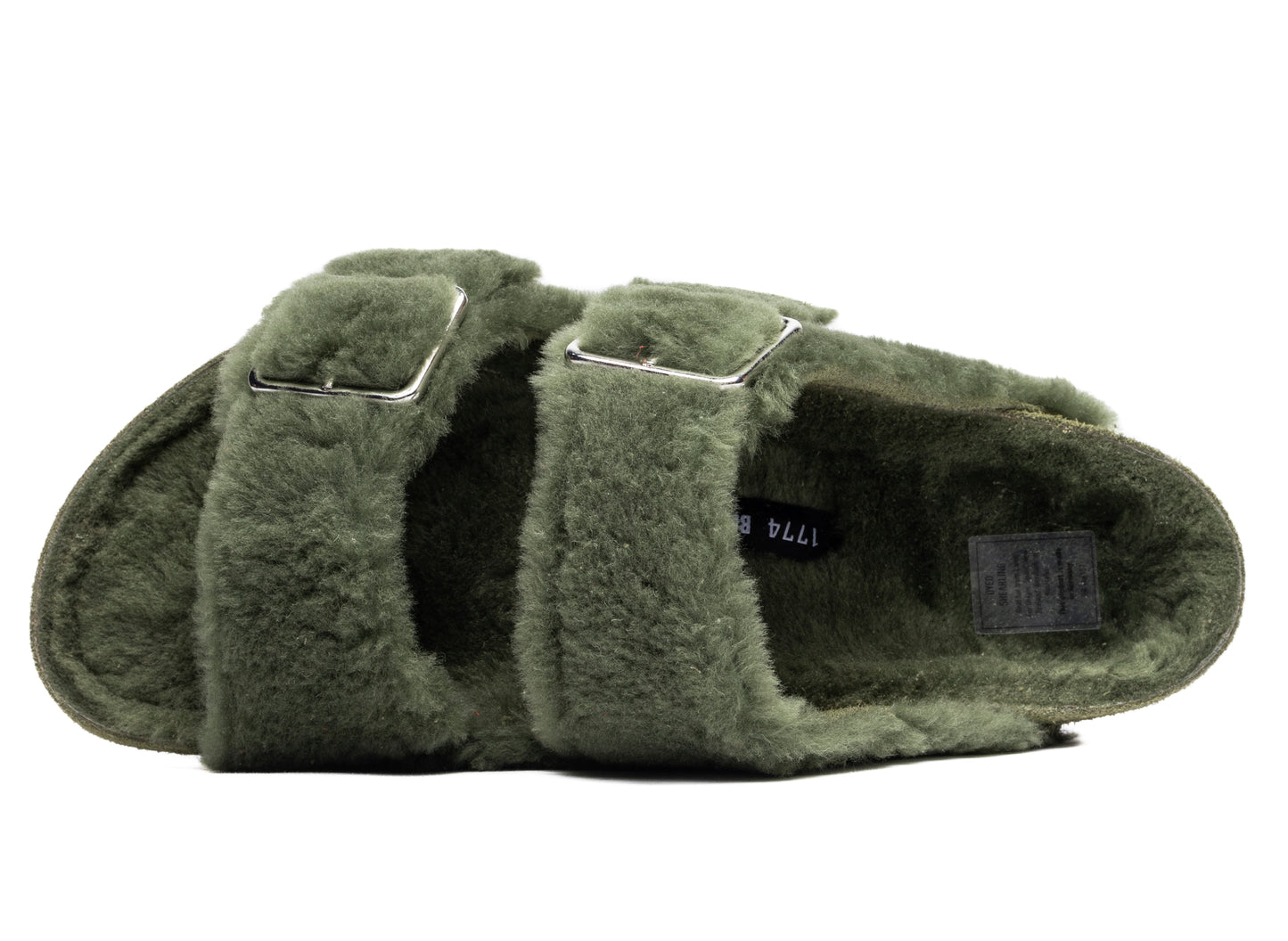Birkenstock Arizona 1774 in Shearling Green - view 2
