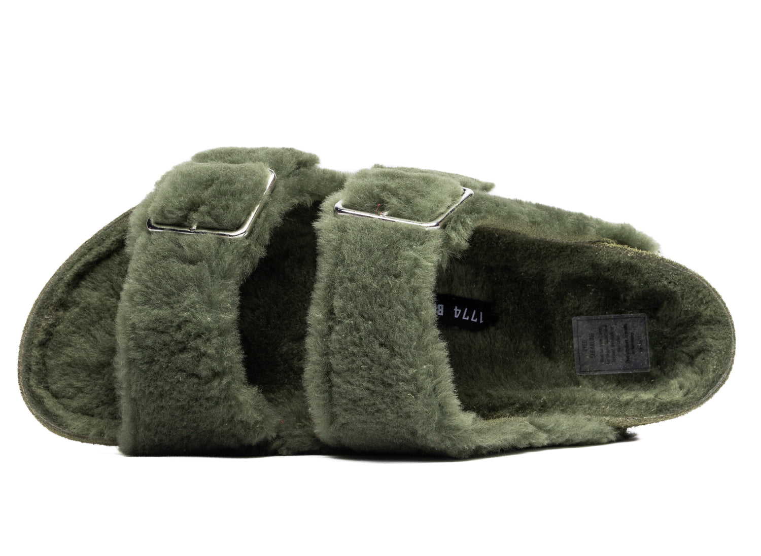 Birkenstock Arizona 1774 in Shearling Green - view 2
