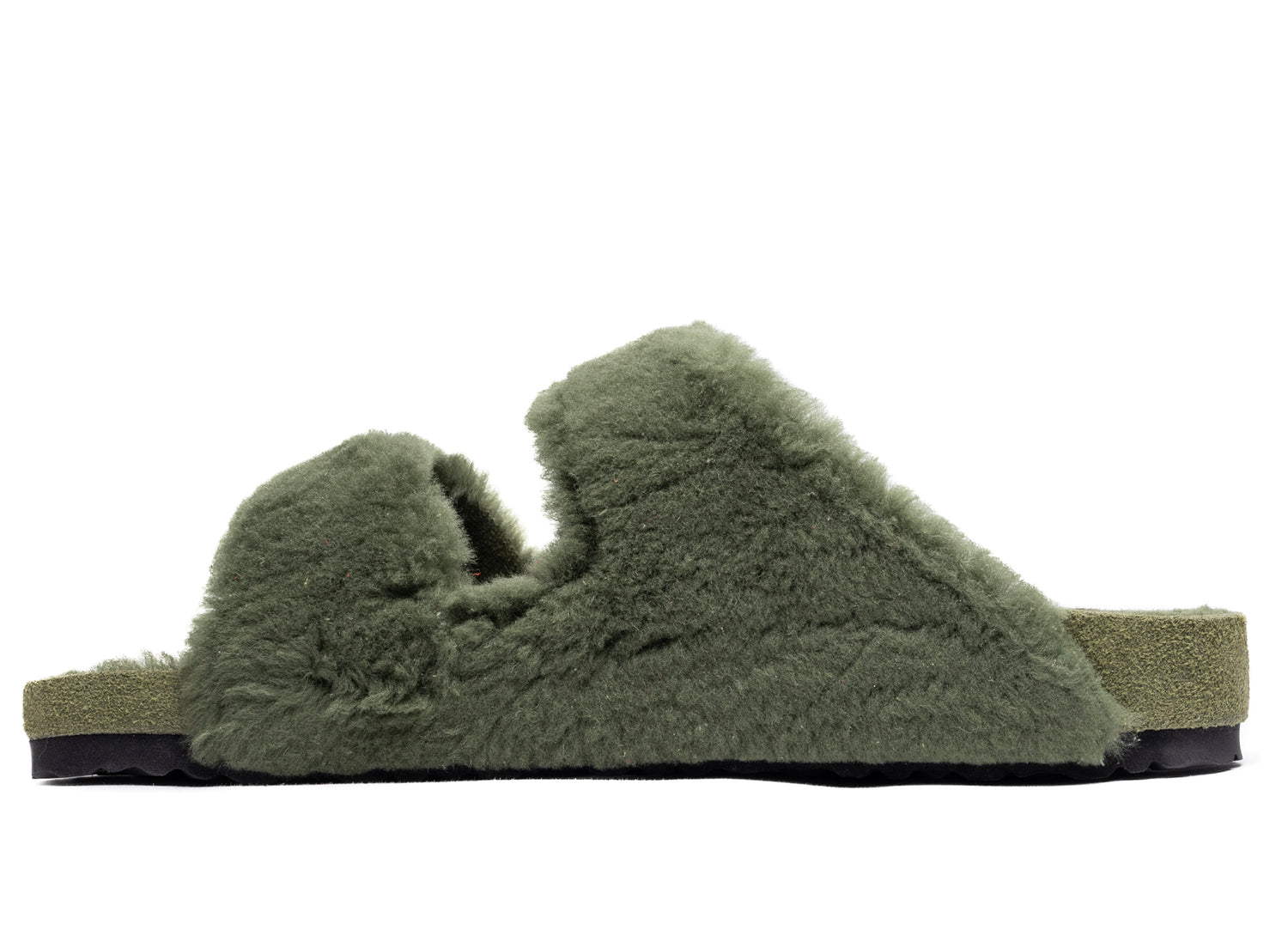Birkenstock Arizona 1774 in Shearling Green - view 3