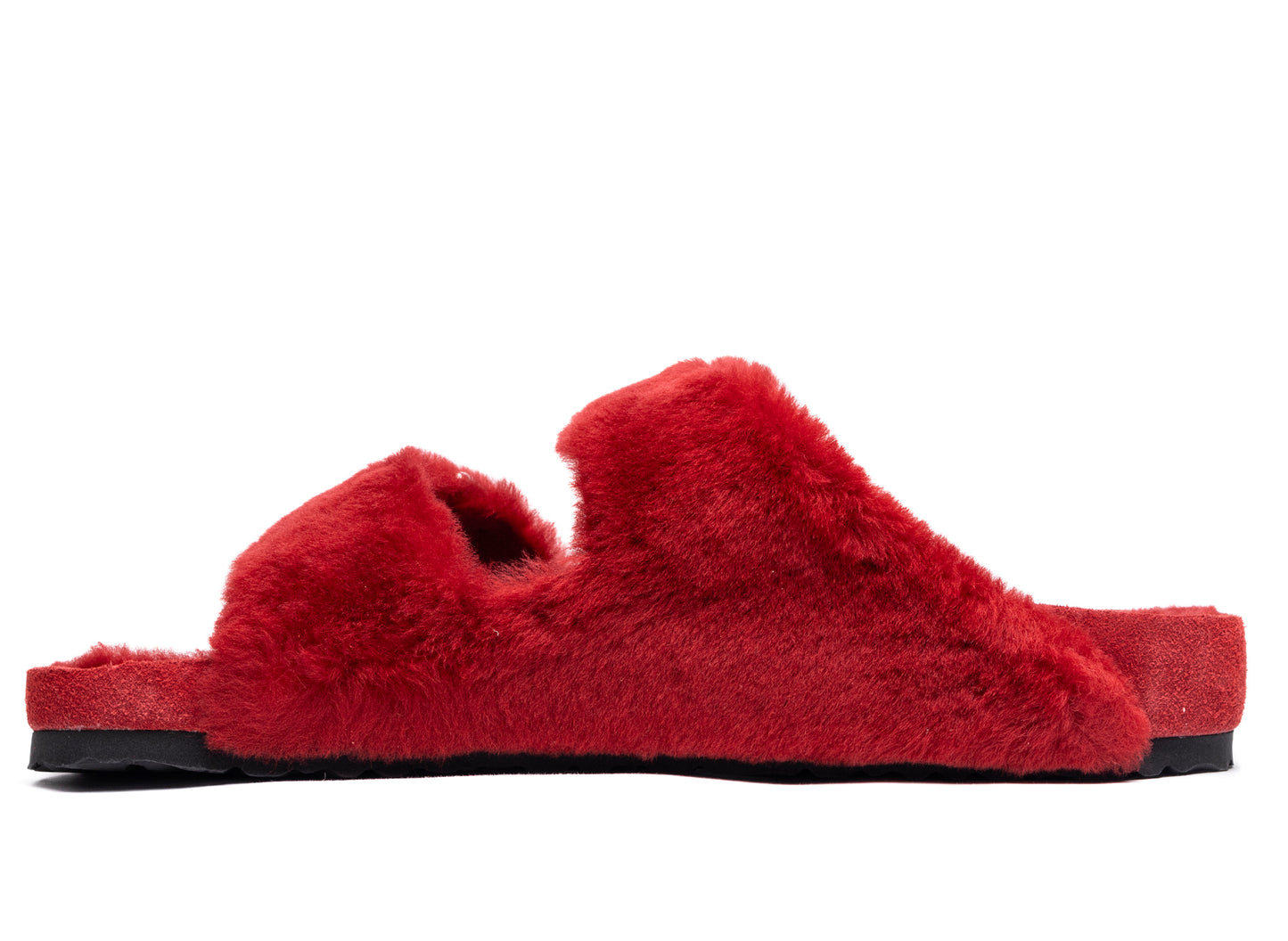Birkenstock Arizona 1774 in Shearling Red - view 3