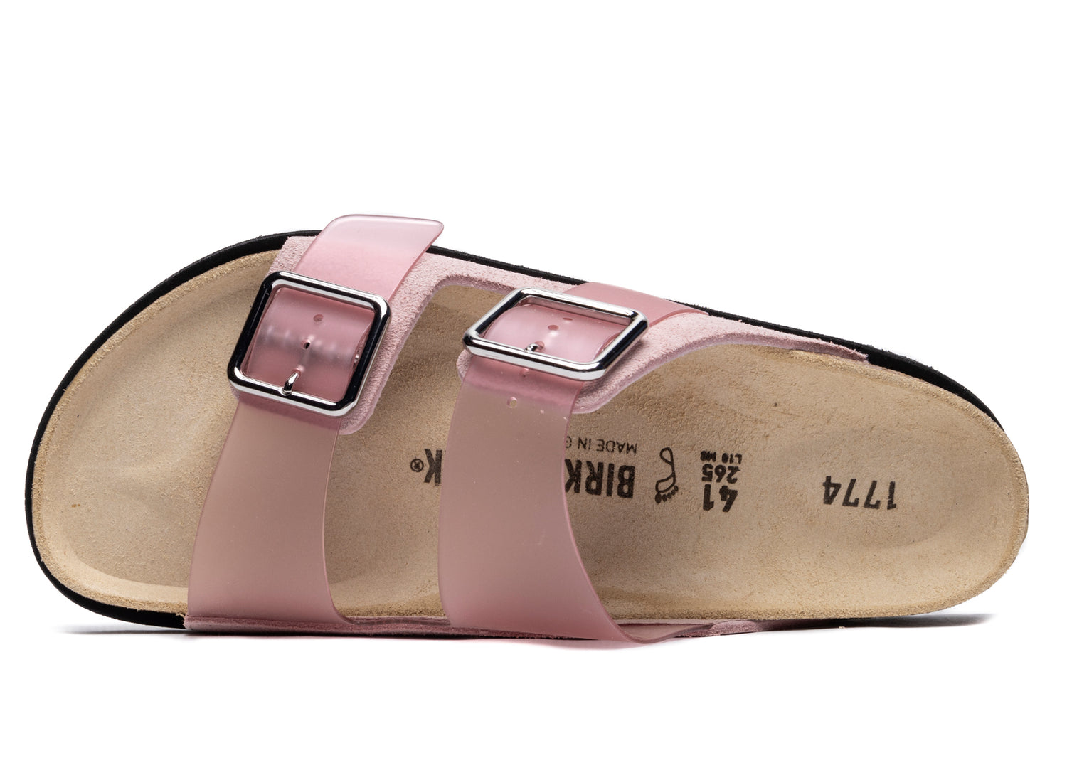 Birkenstock Arizona Milky PVC 1774 in Chintz Rose - view 3